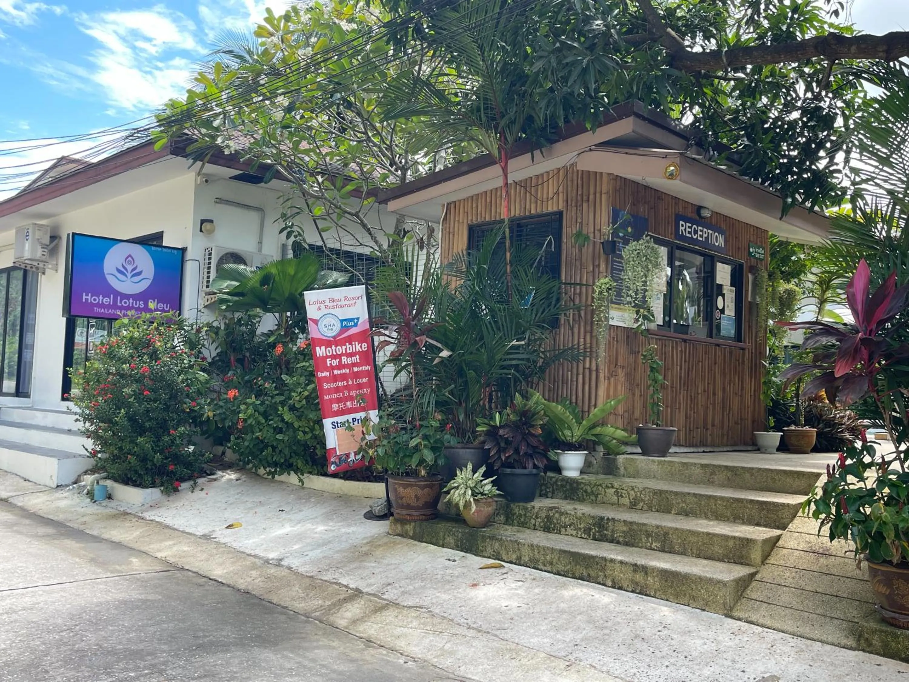 Facade/entrance in Lotus Bleu Resort & Restaurant