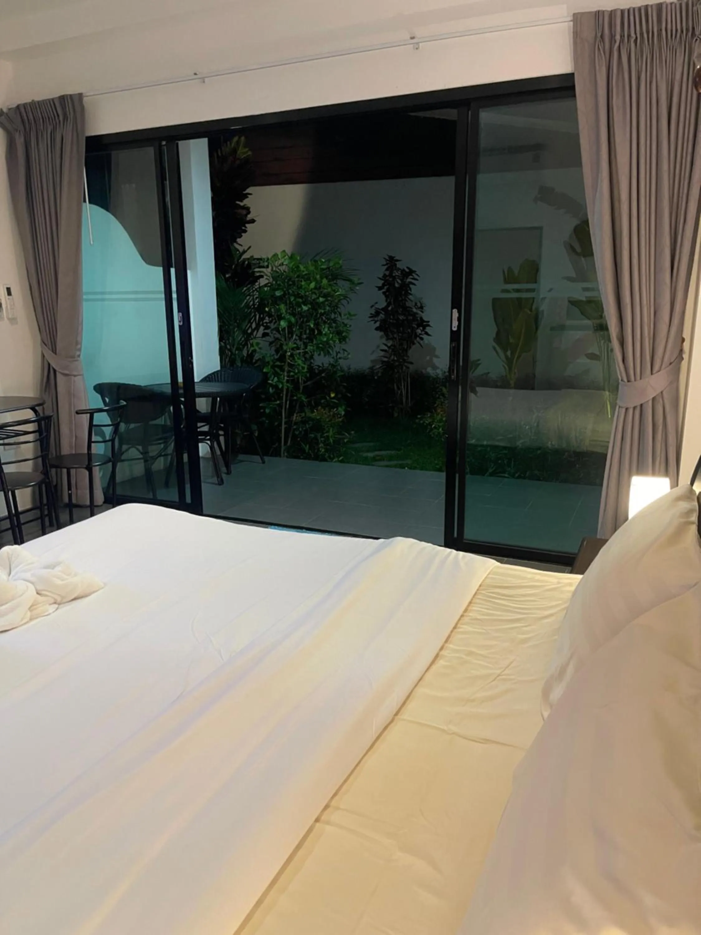 View (from property/room), Bed in Lotus Bleu Resort & Restaurant