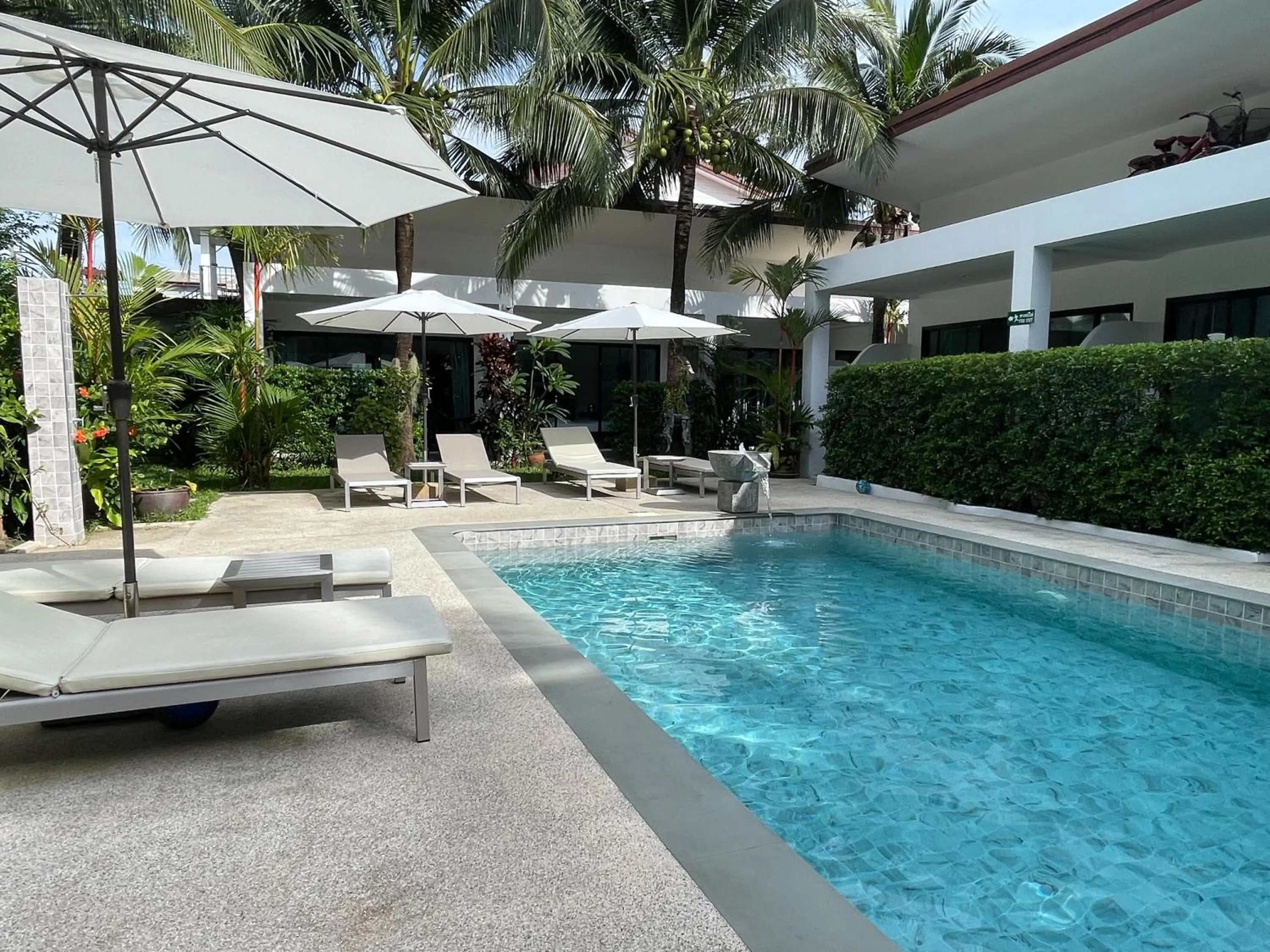 Swimming pool in Lotus Bleu Resort & Restaurant