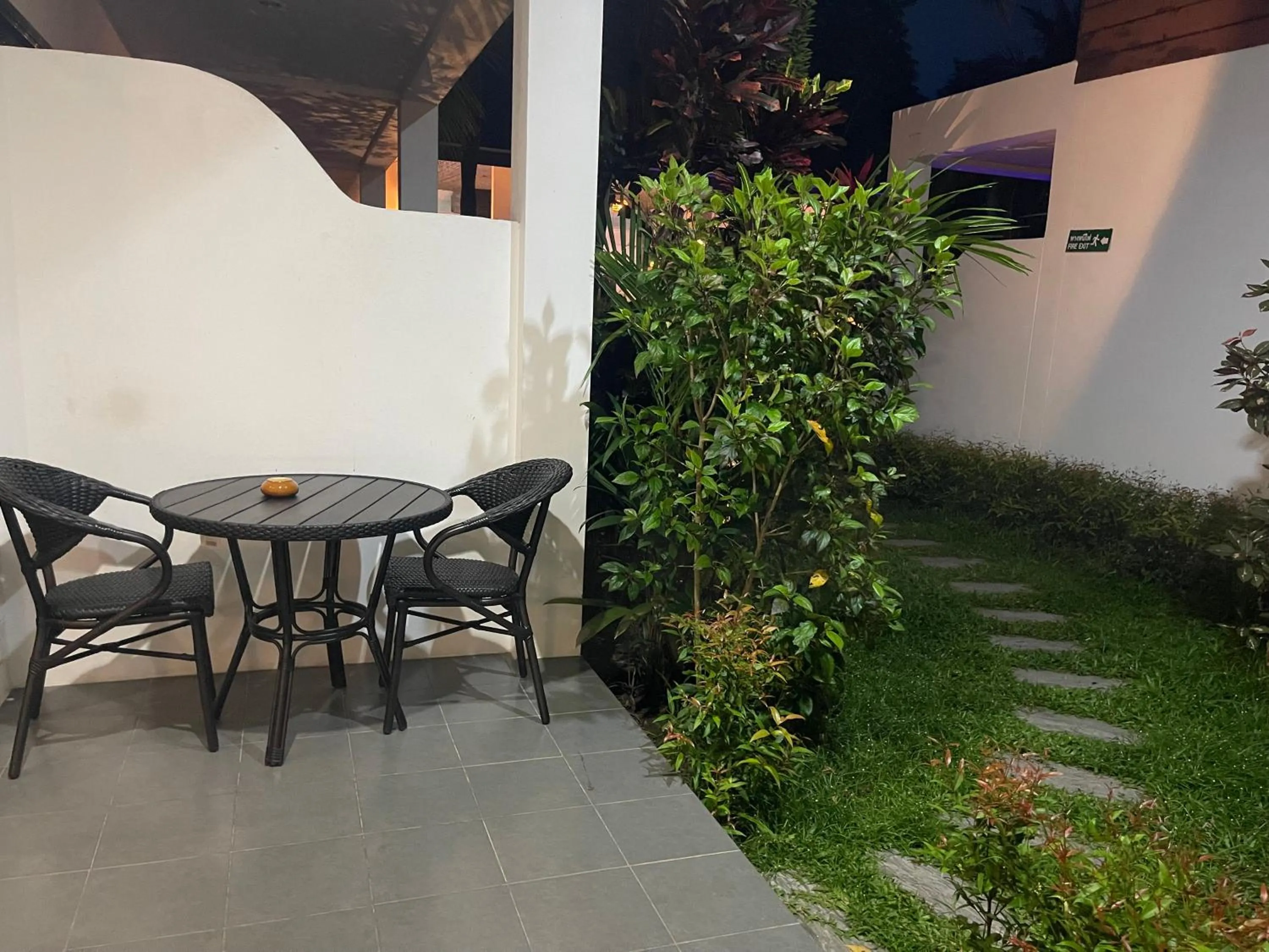 Seating area in Lotus Bleu Resort & Restaurant