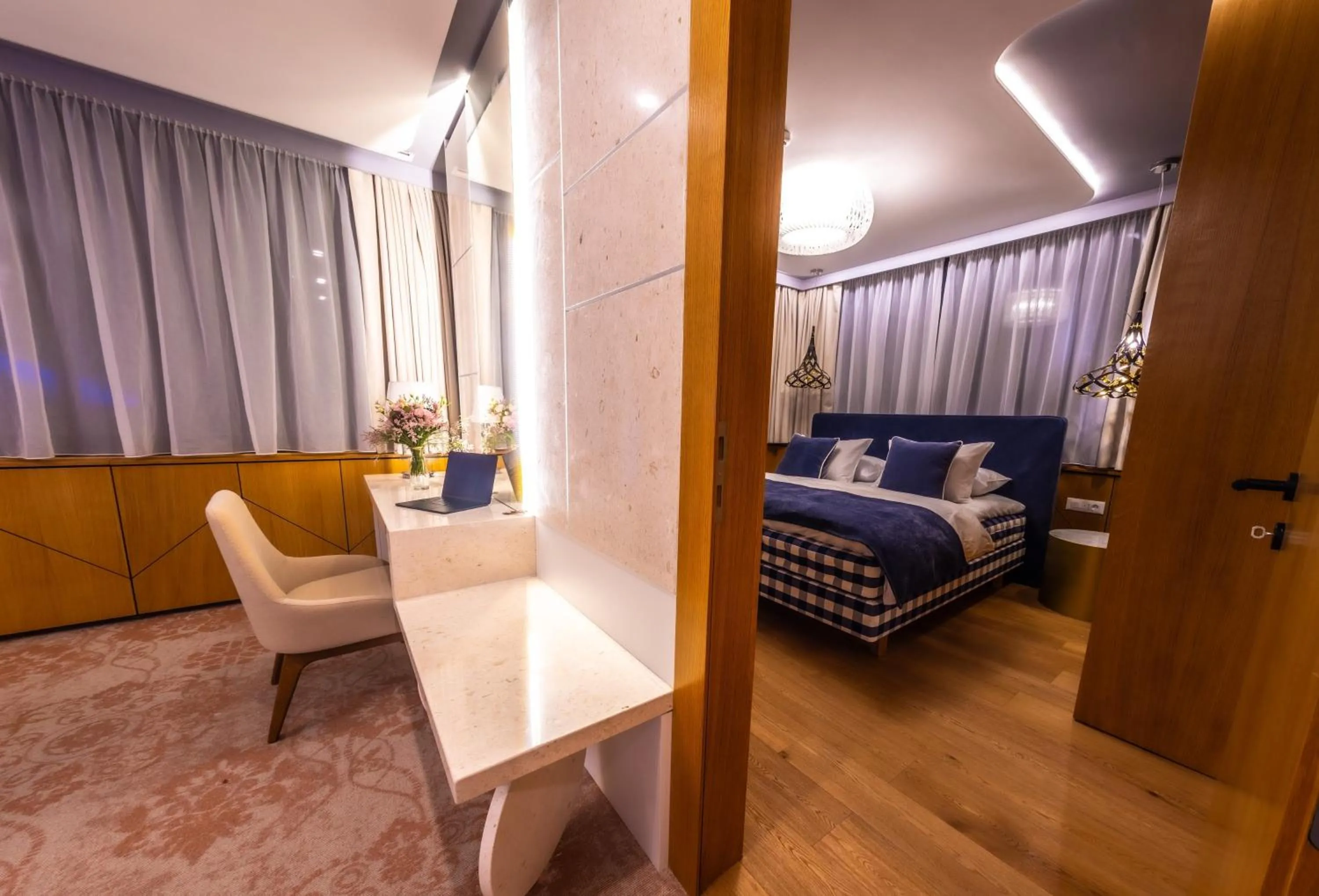 Bed in Apeiro City Avant-garde Hotel