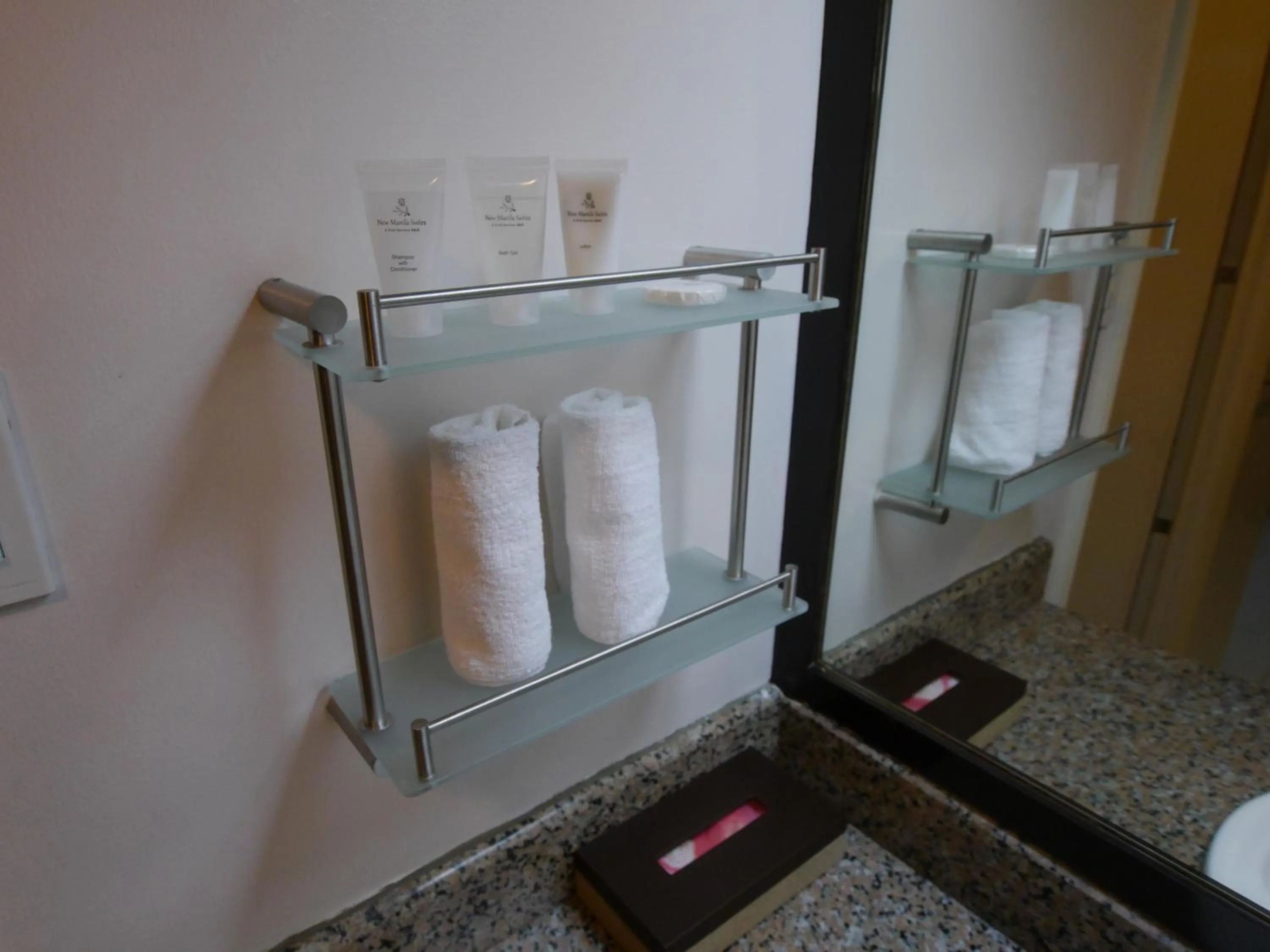 Bathroom in New Manila Suites