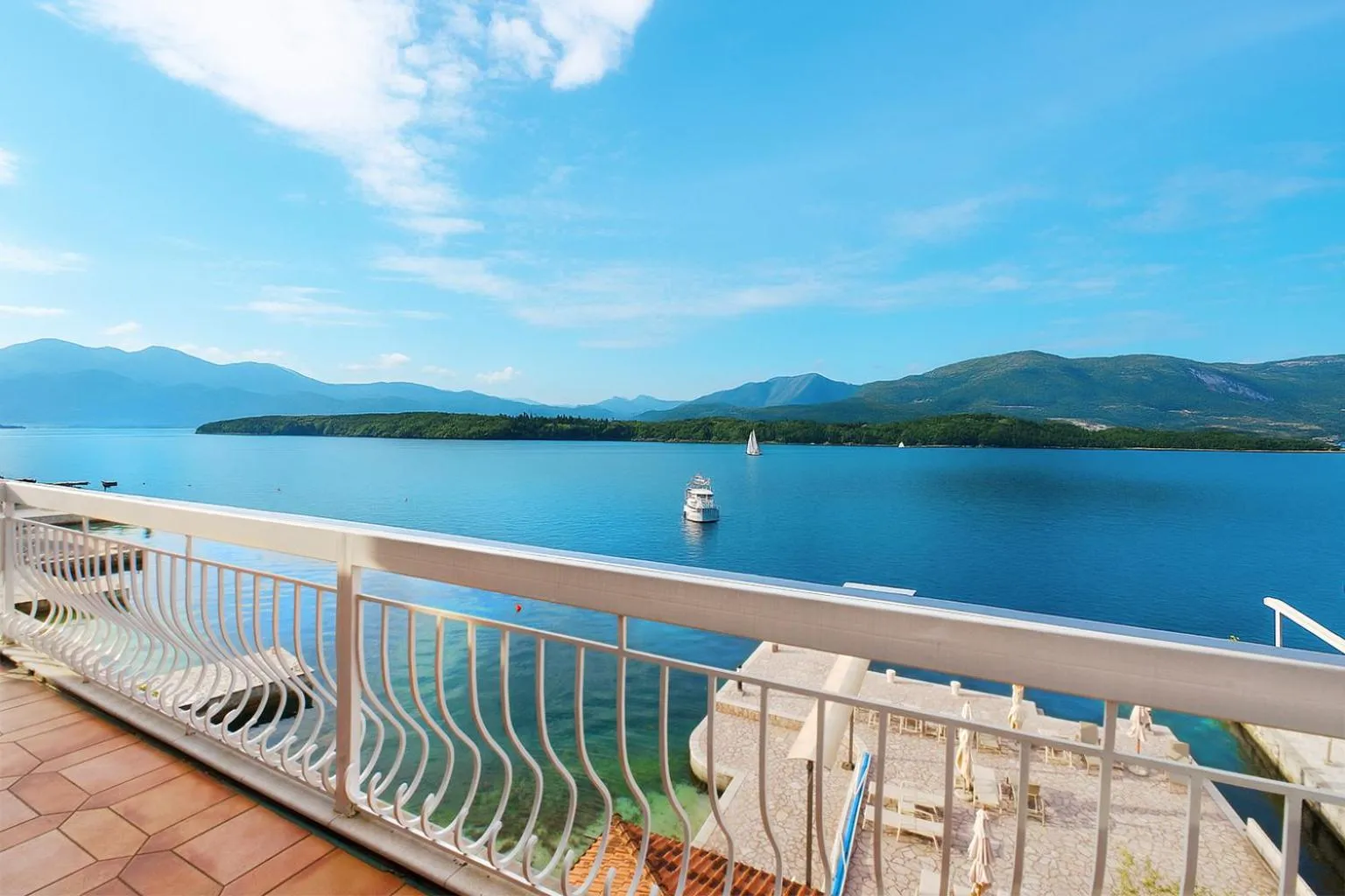 Balcony/Terrace in Apart-hotel Villa Lav