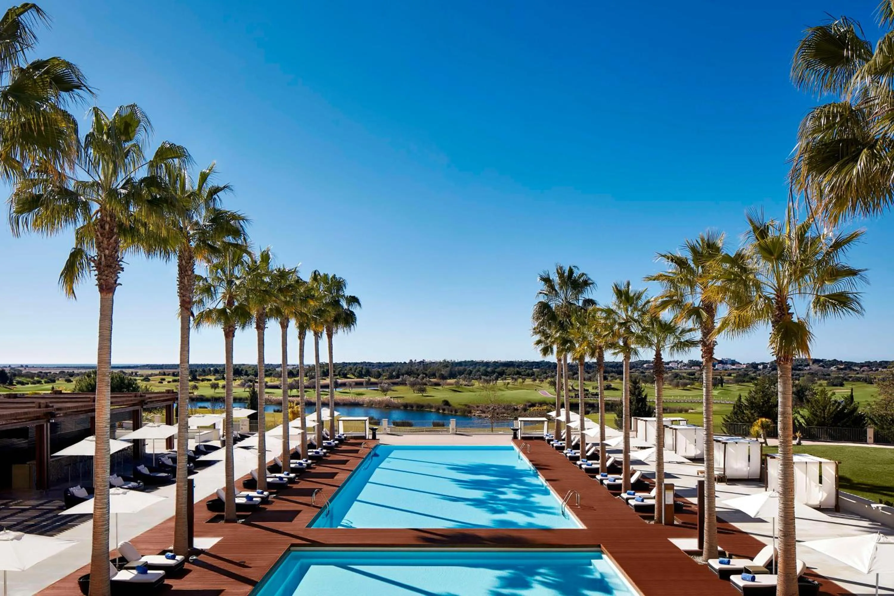 Pool view in Anantara Vilamoura Algarve Resort
