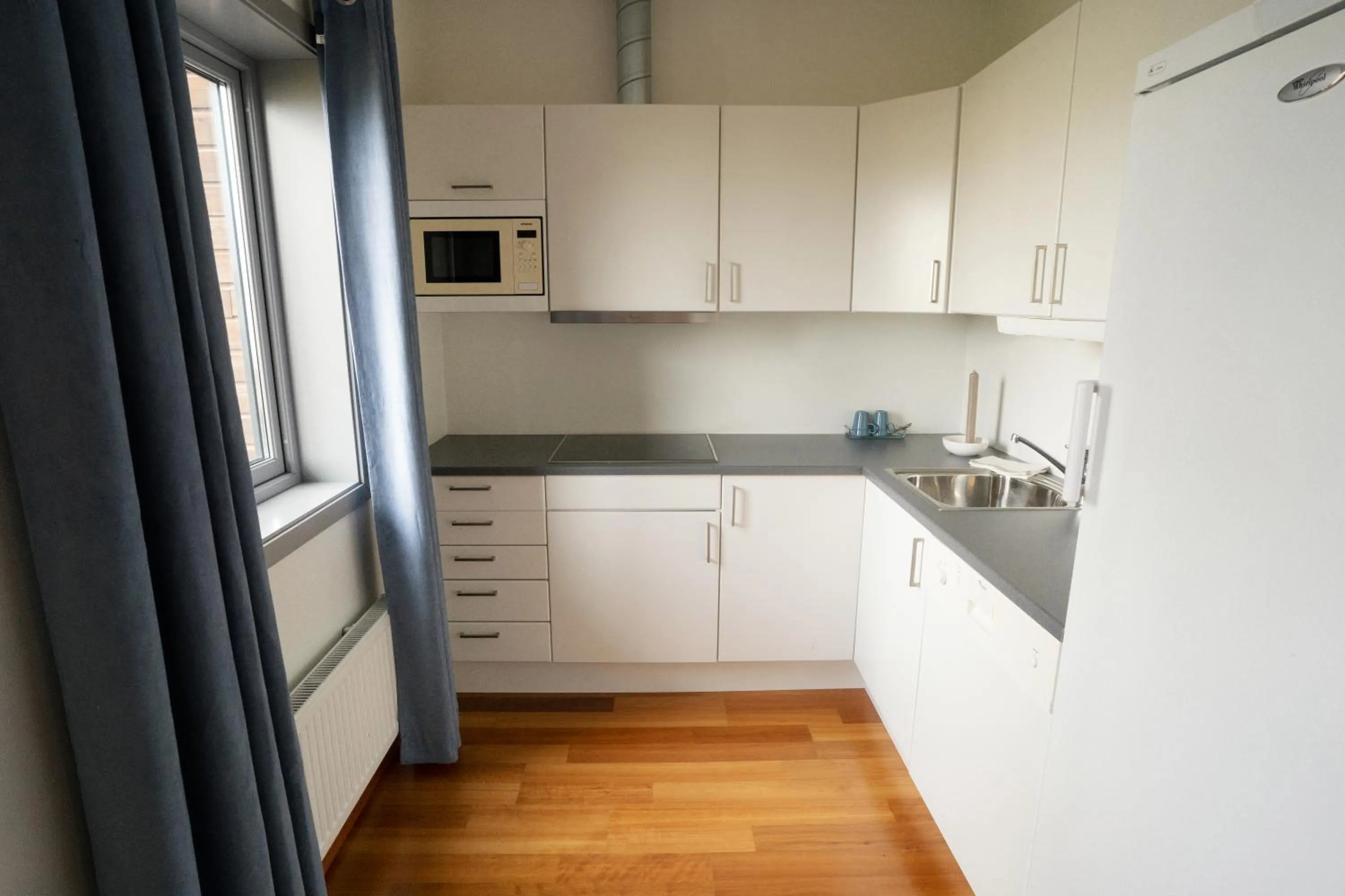 Kitchen or kitchenette in Bjugn Hotell