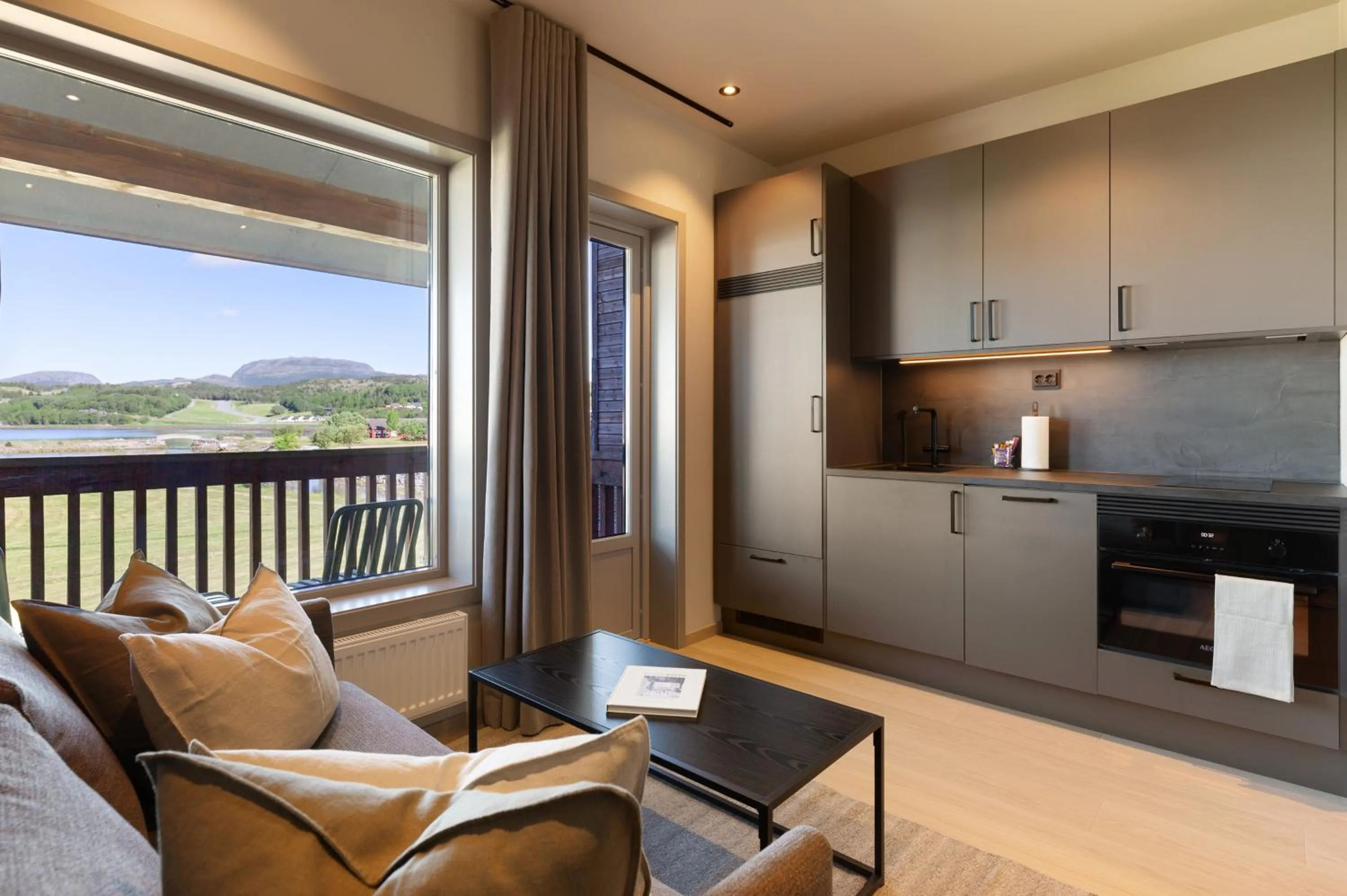 Kitchen or kitchenette in Bjugn Hotell