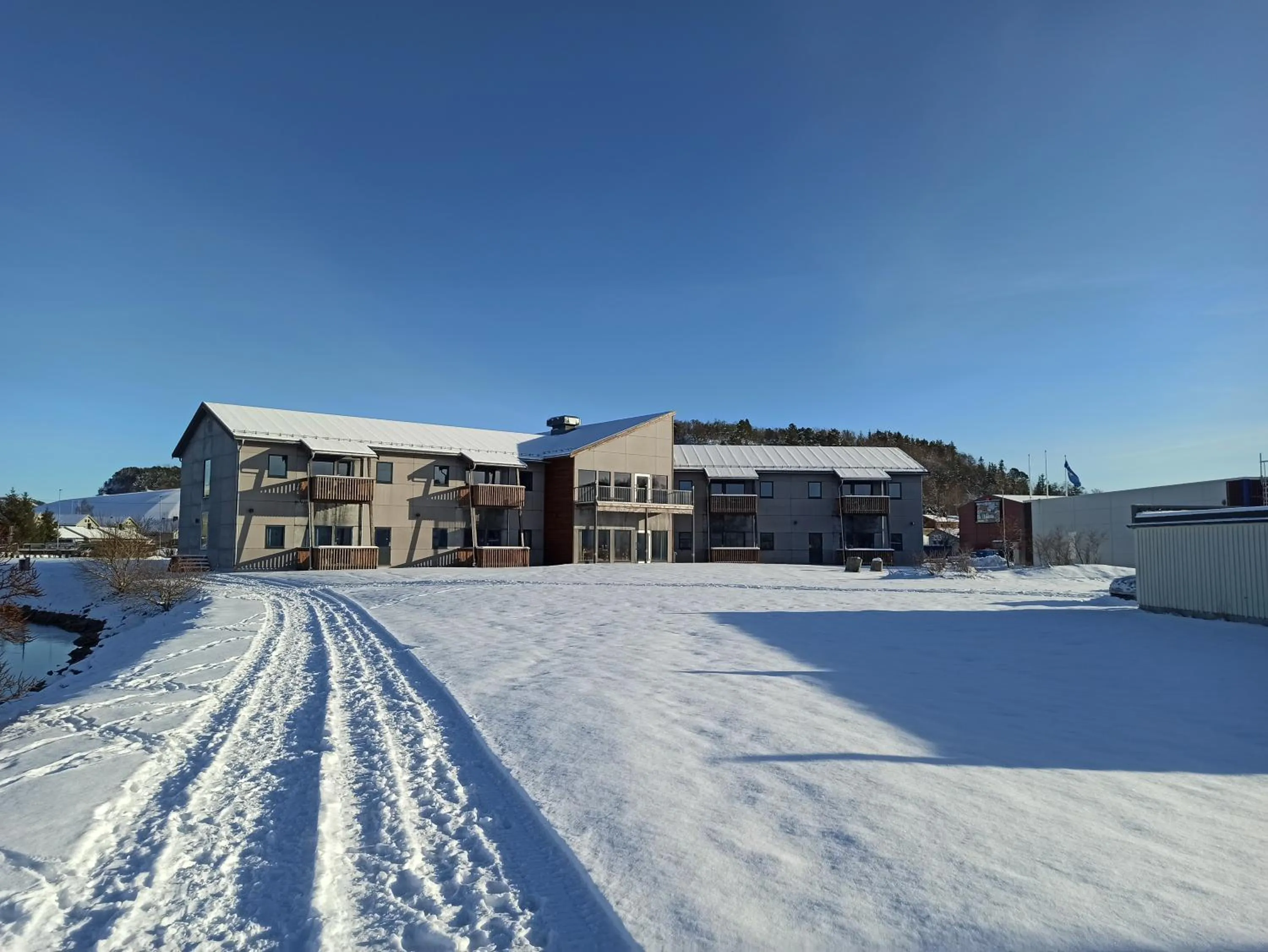 Property building in Bjugn Hotell