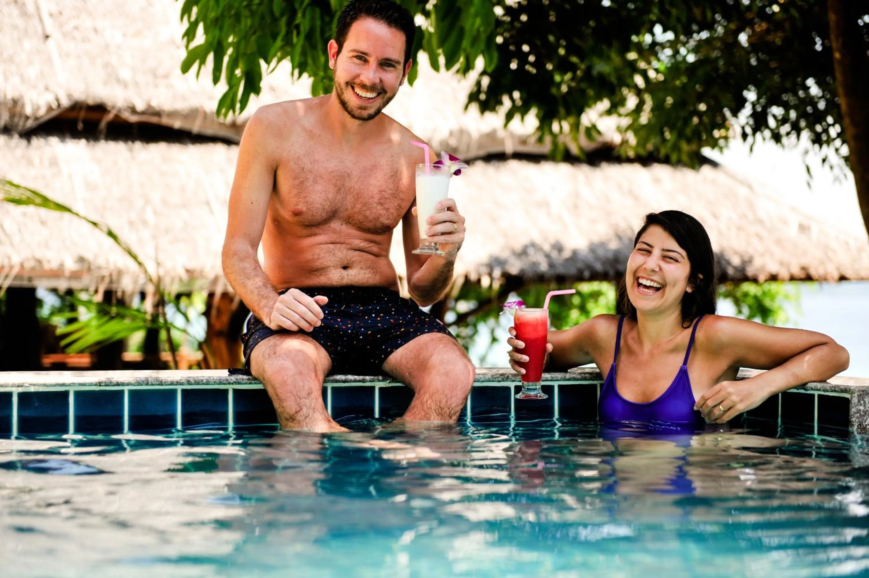 Pool view in Phi Phi Phu Chalet Resort