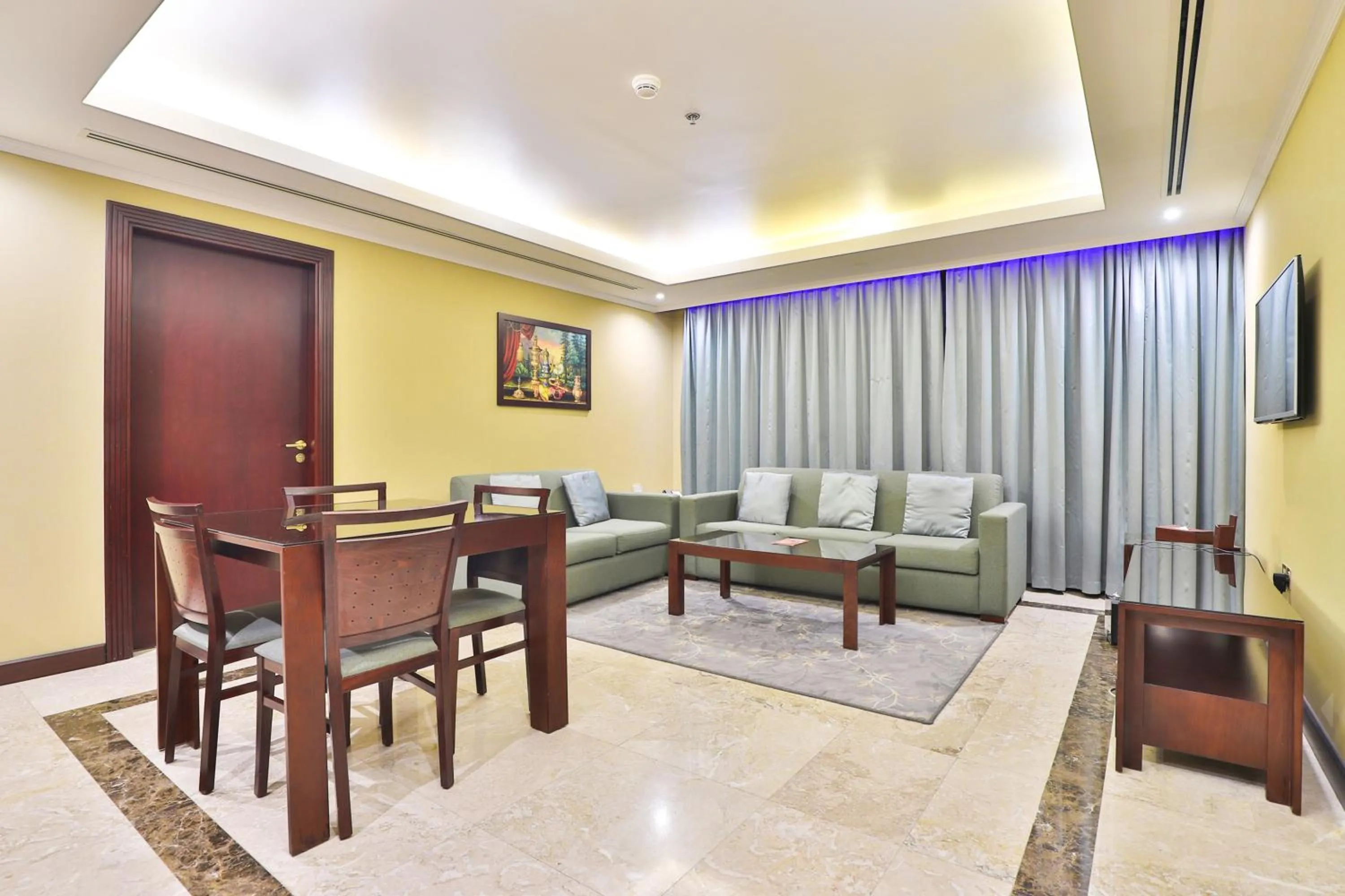 Living room in Telal Hotel Apartments