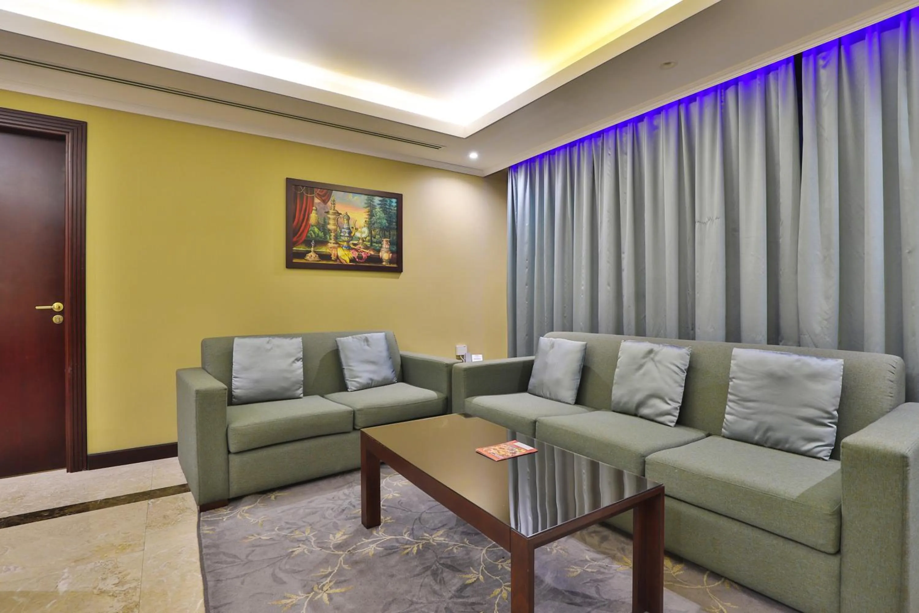 Living room in Telal Hotel Apartments