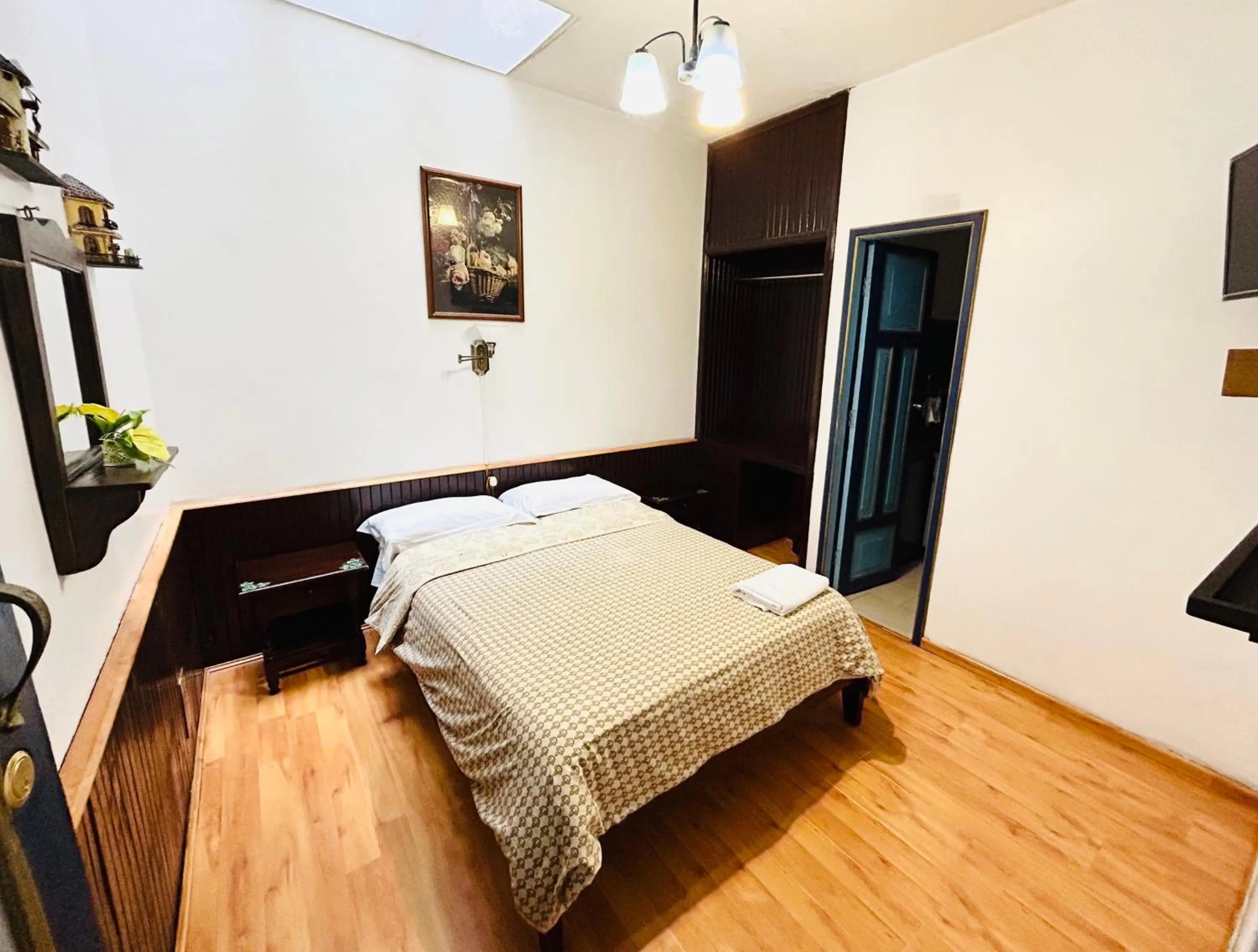 Decorative detail, Bed in Hotel Montecarlo