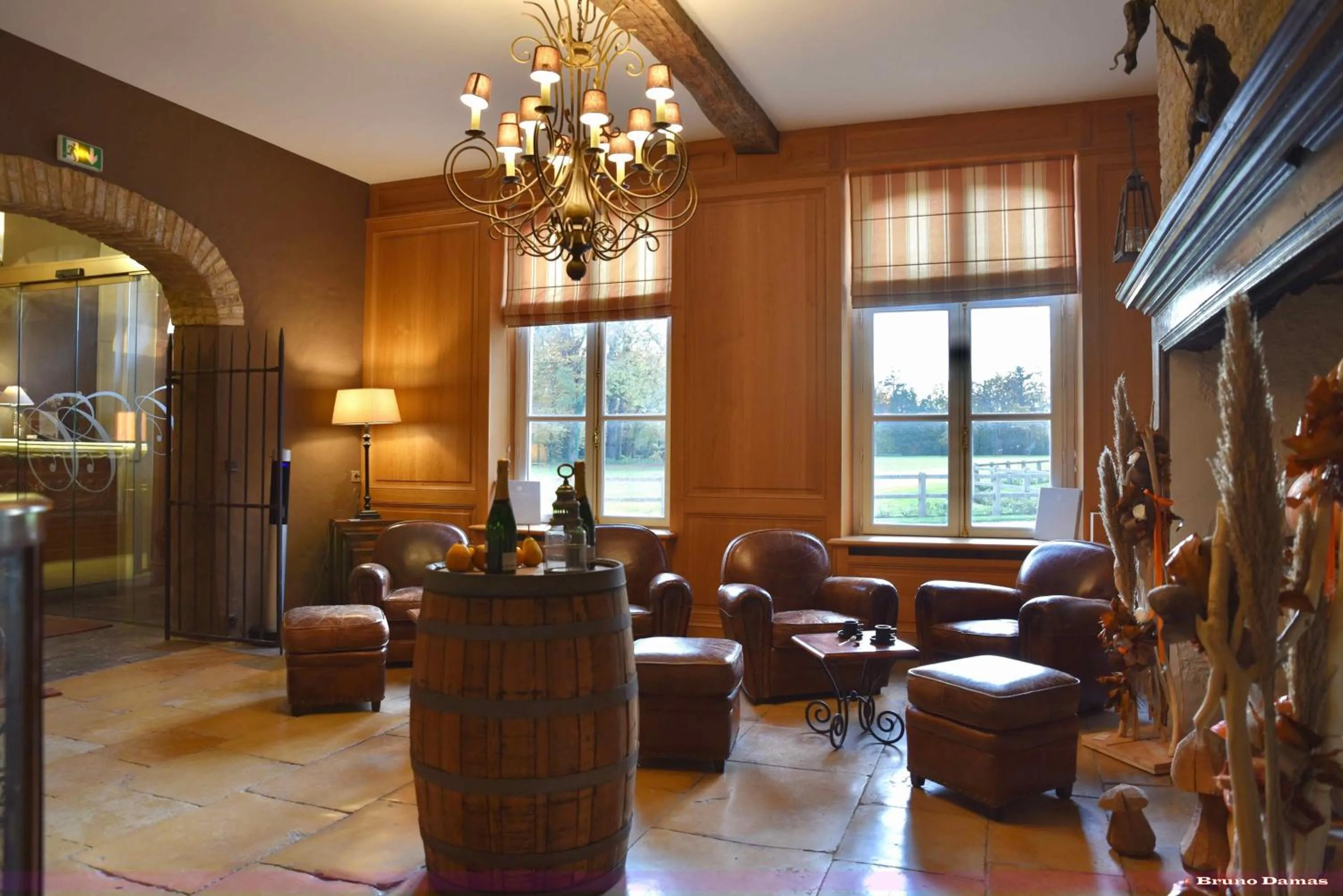 Living room in Château De Cocove