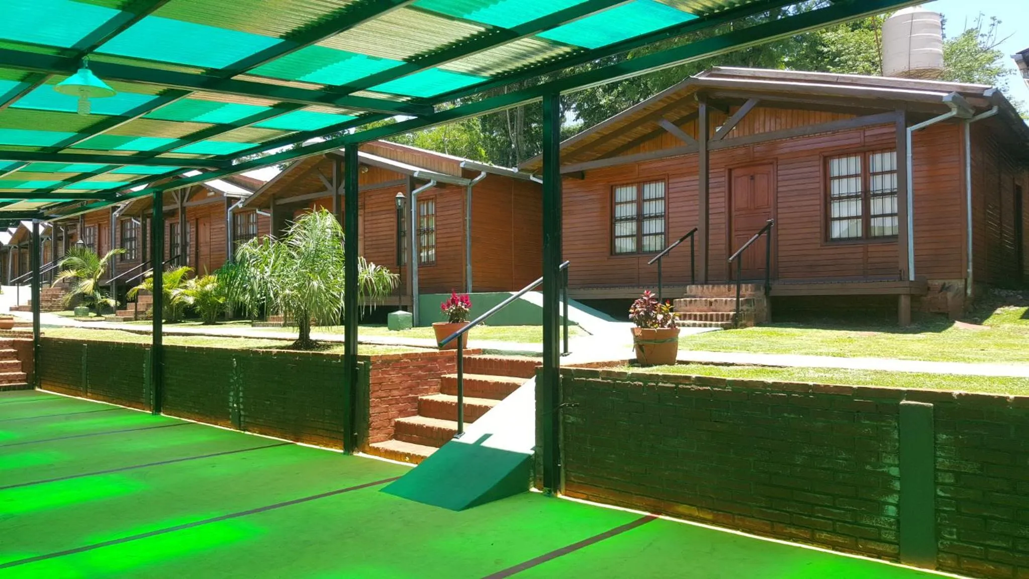 Facade/entrance in Terra Iguazú Cabañas