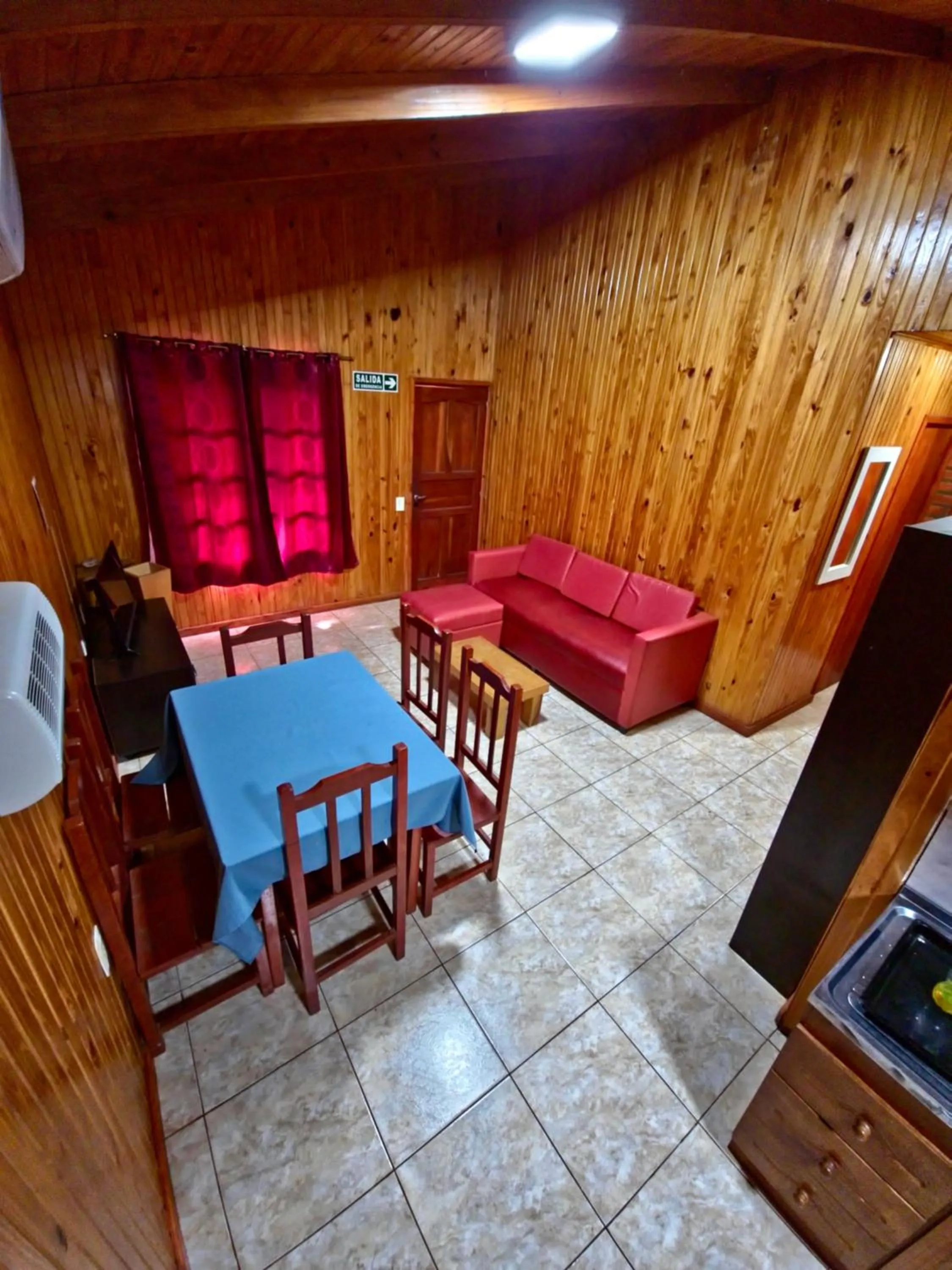 Living room in Terra Iguazú Cabañas