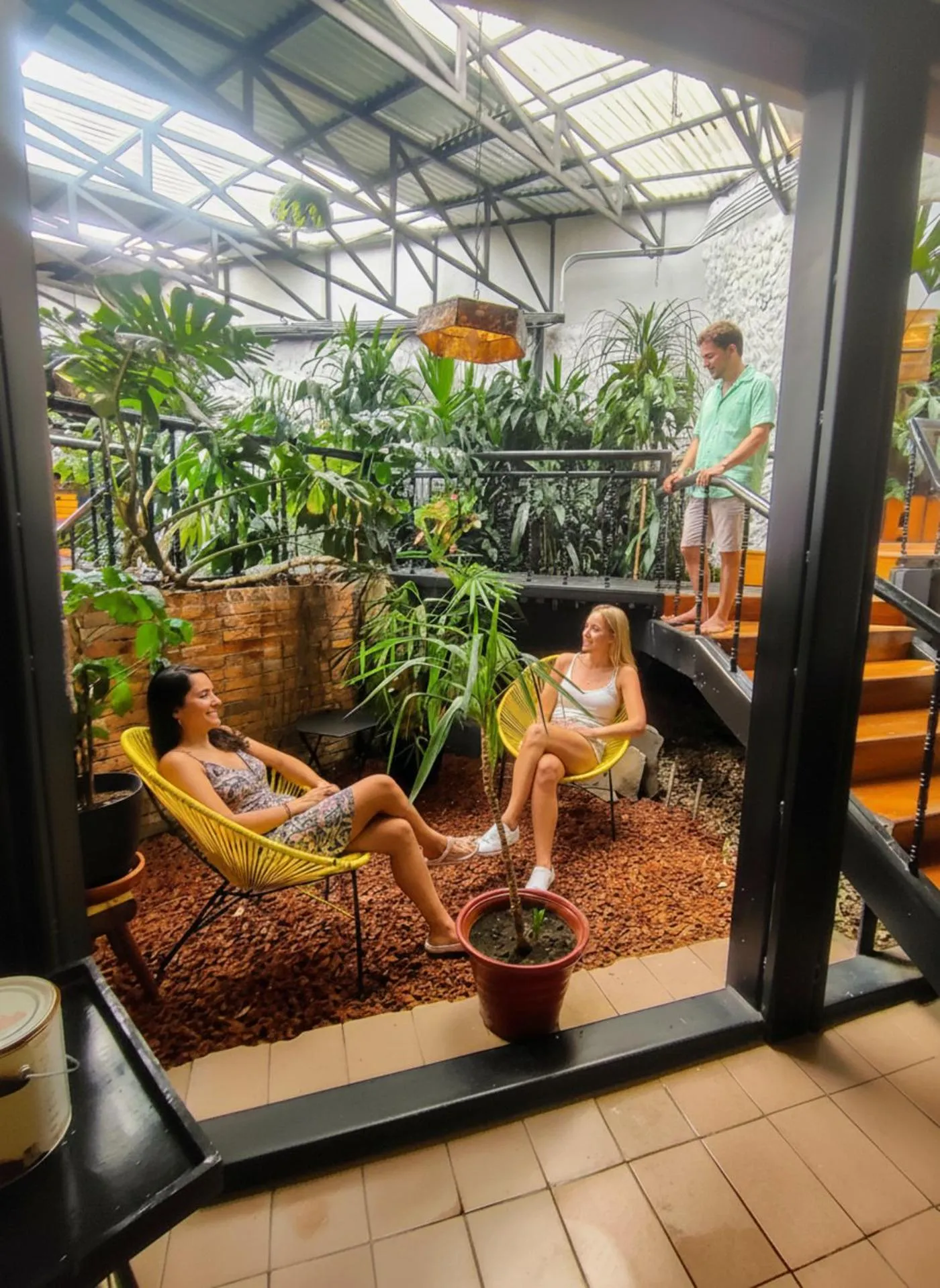 Patio in Viajero San José Hostel