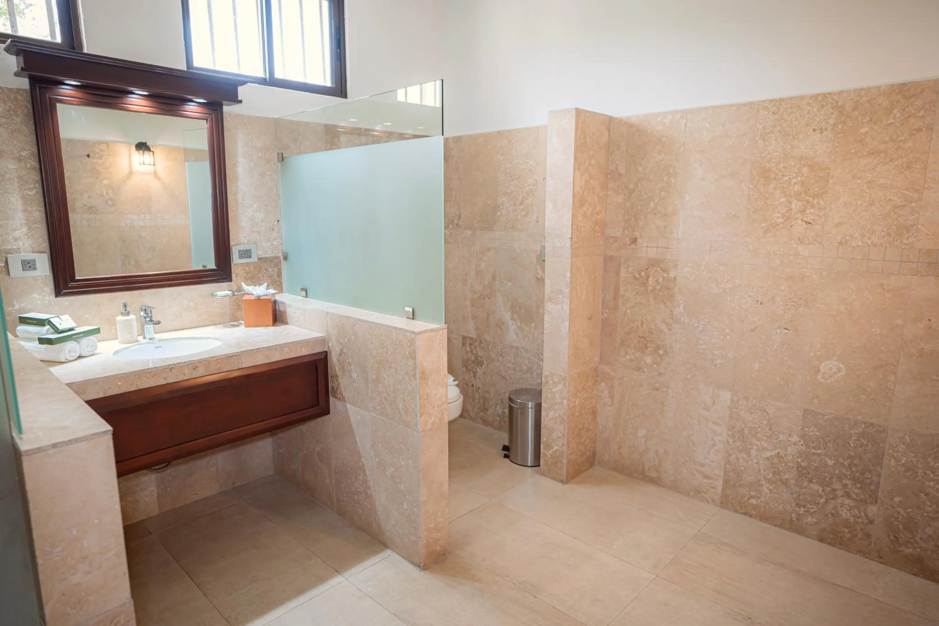 Shower in Paradise Hot Springs - Thermal Water & Volcano Views