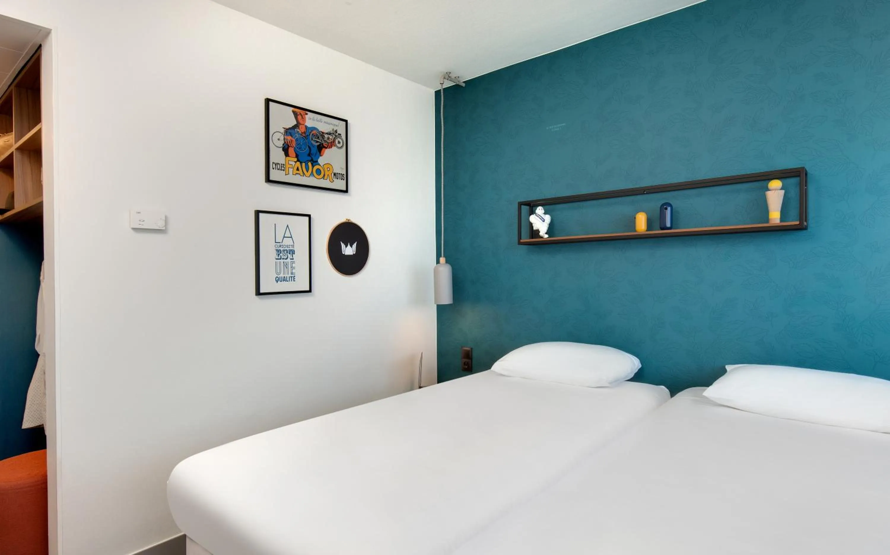 Bed in Hôtel ibis Styles Clermont-Ferrand Gare