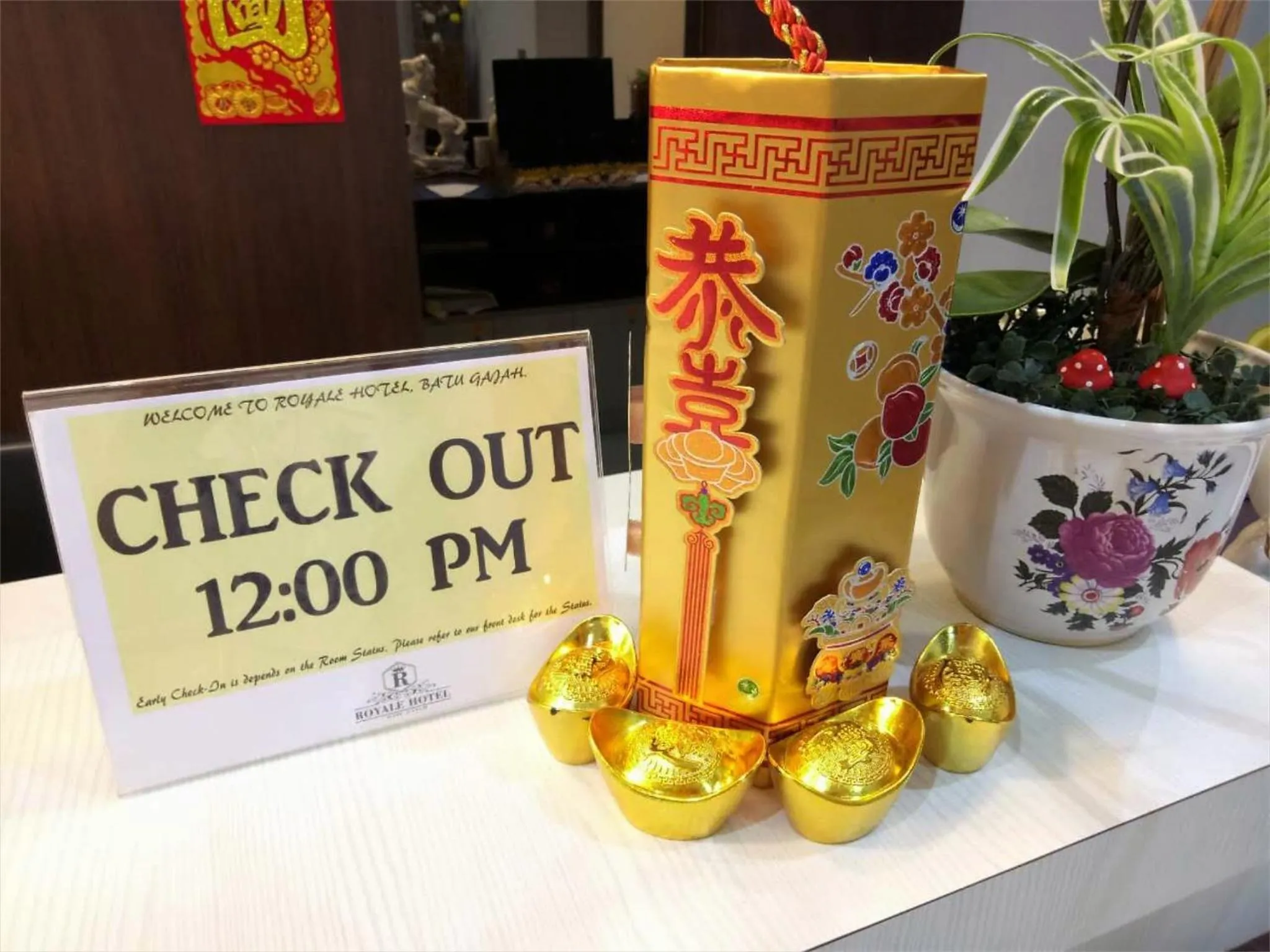 Lobby or reception in Royale Hotel Batu Gajah