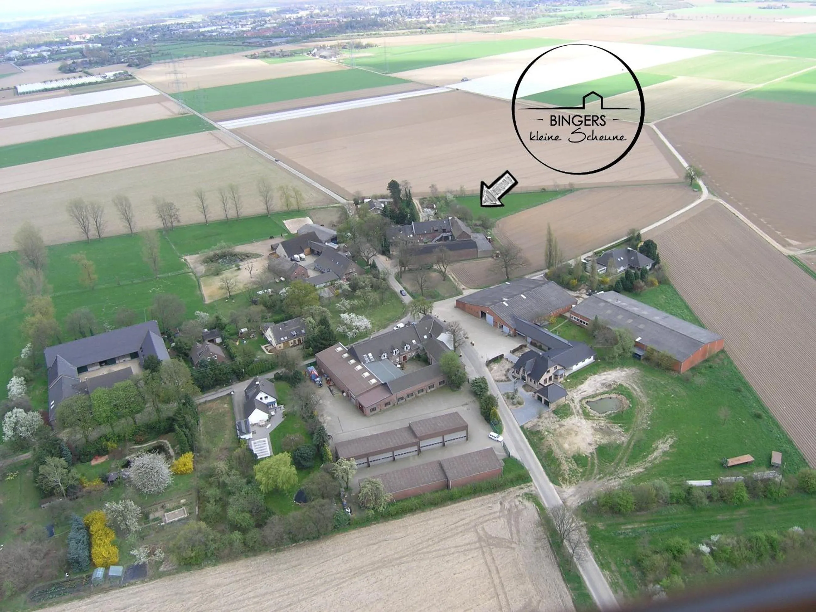 Bird's eye view in Bingers kleine Scheune