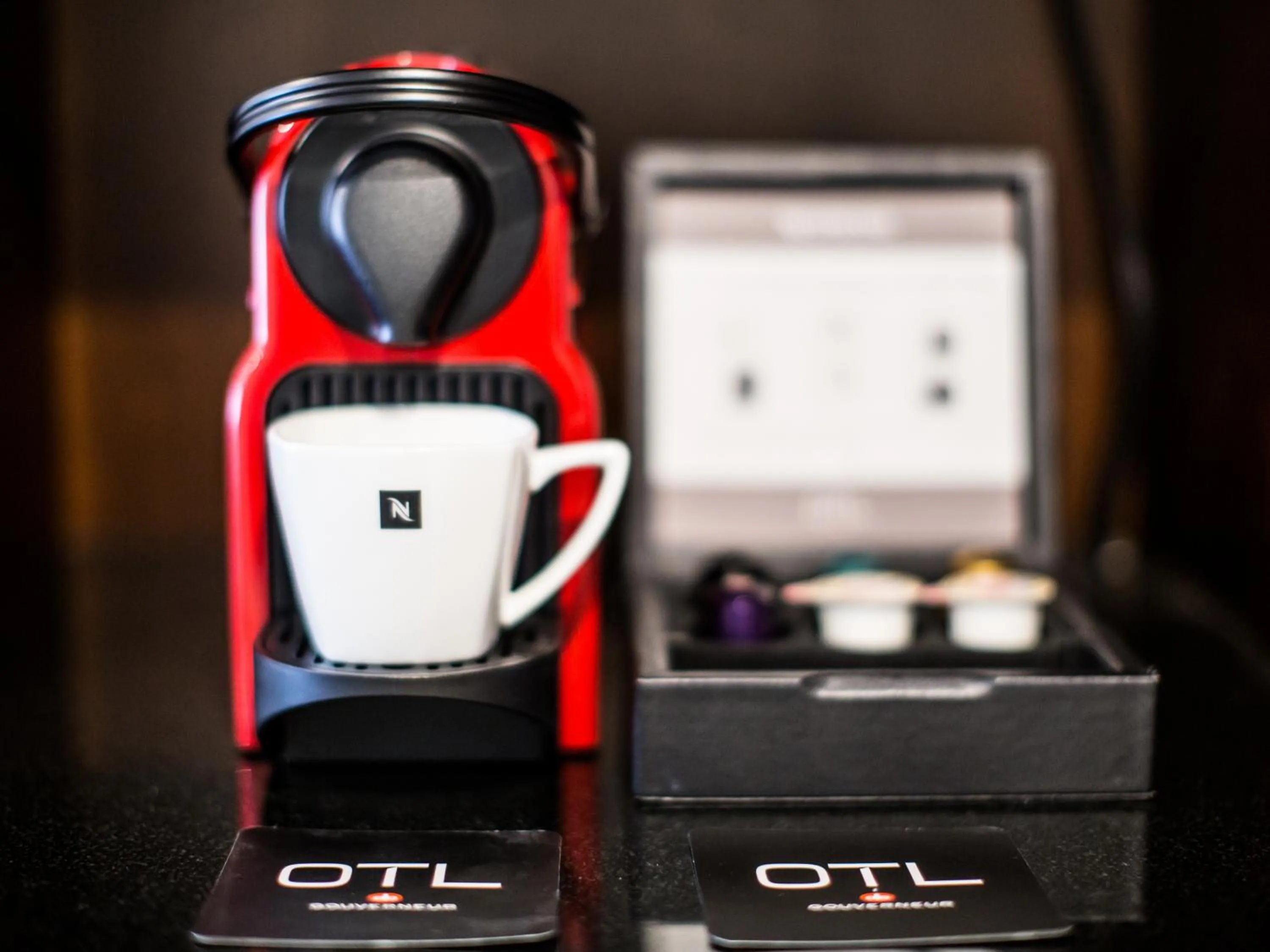 Coffee/tea facilities in OTL Gouverneur Saguenay