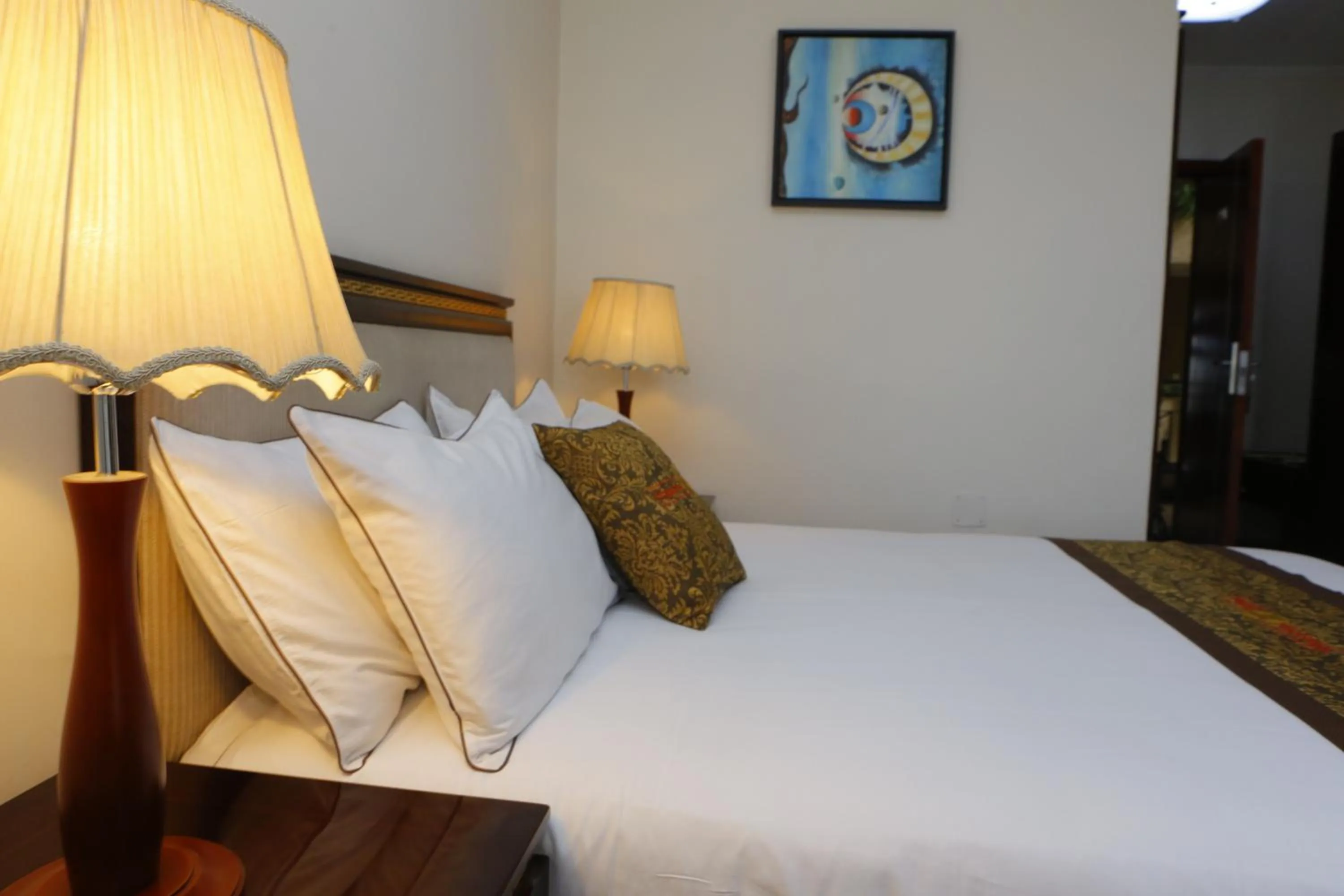 Bed in Wassamar Hotel