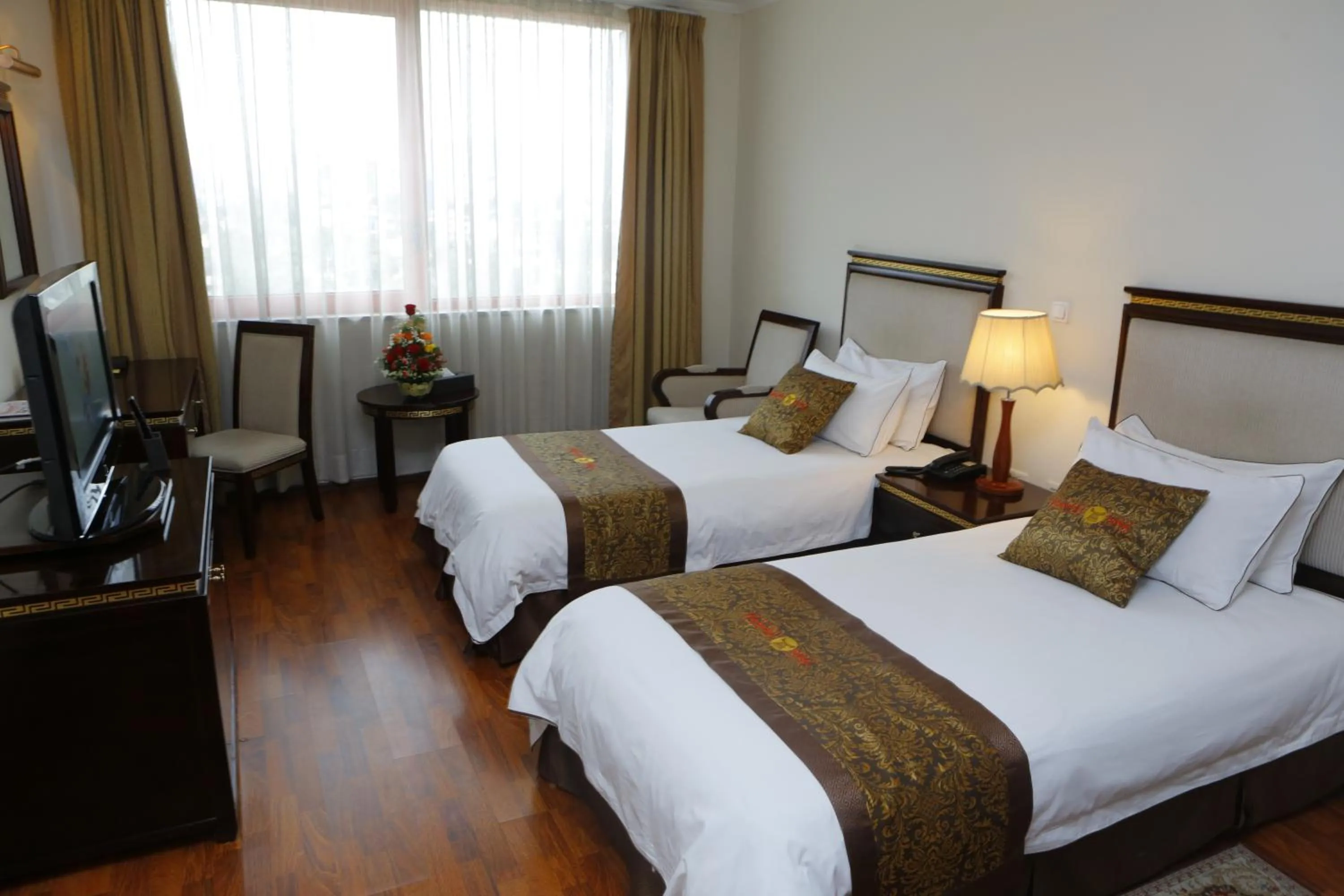 Bed in Wassamar Hotel