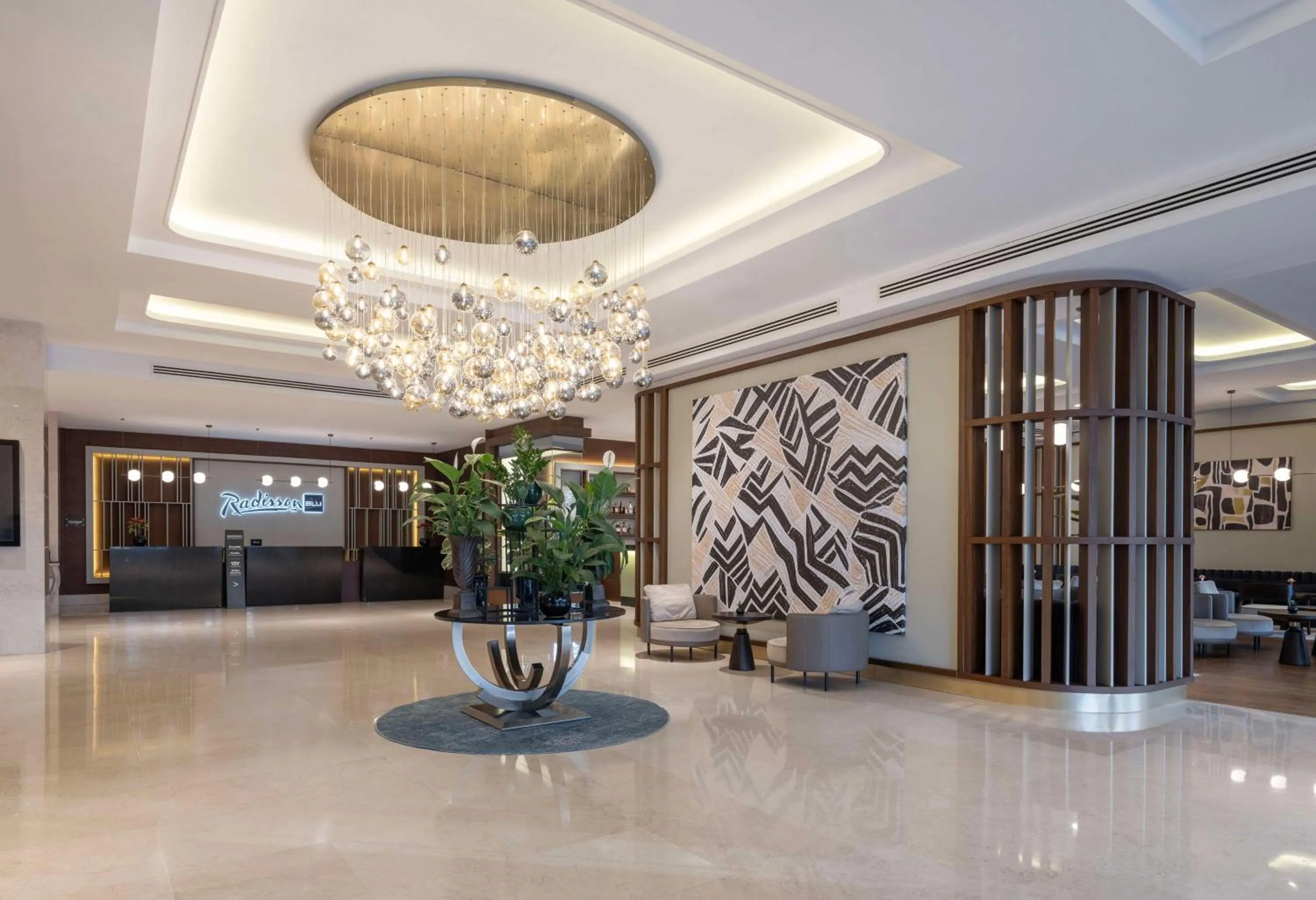 Lobby or reception in Radisson Blu Hotel Ankara Cankaya