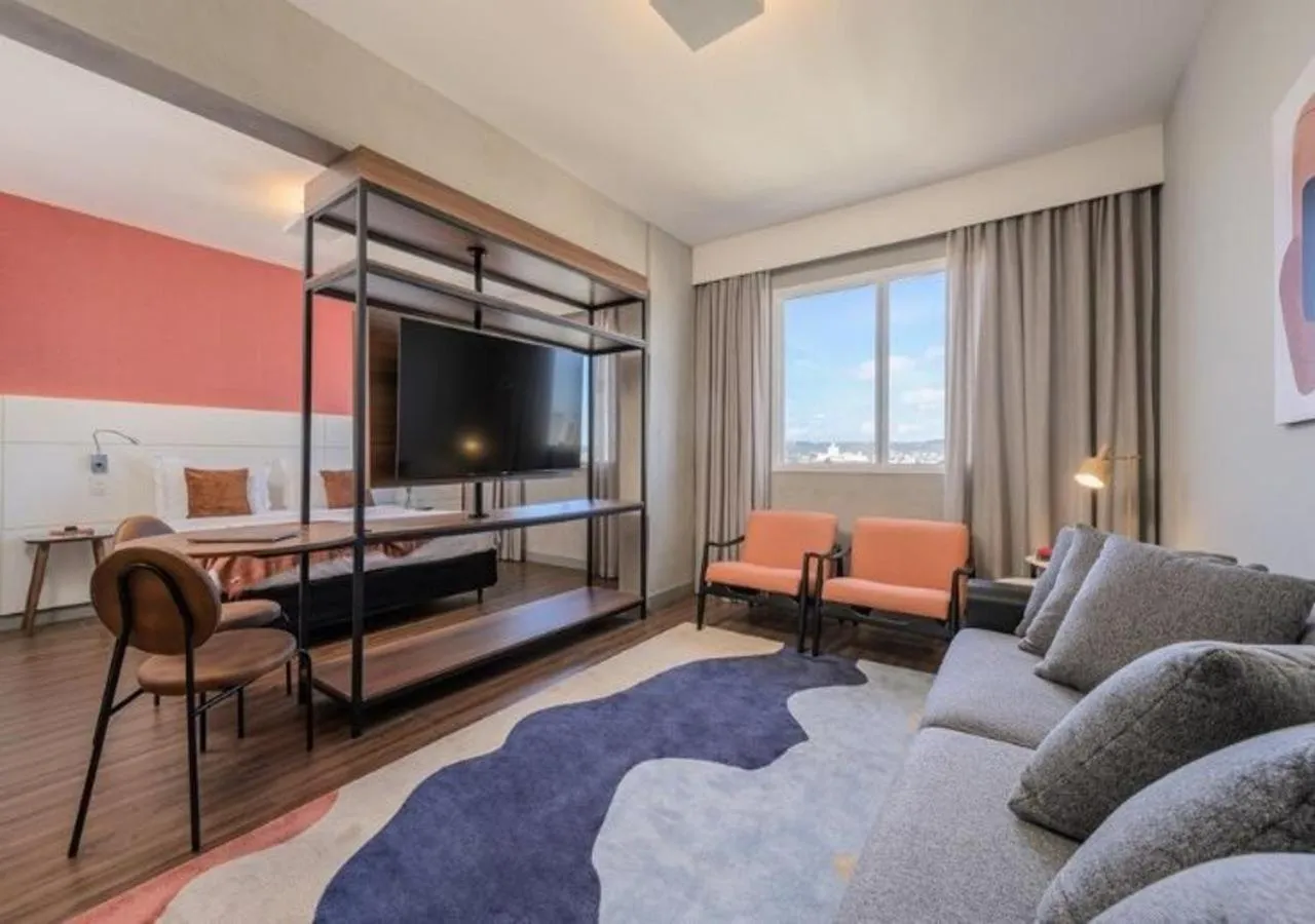 TV and multimedia, Bed in Intercity Porto Alegre Cidade Baixa