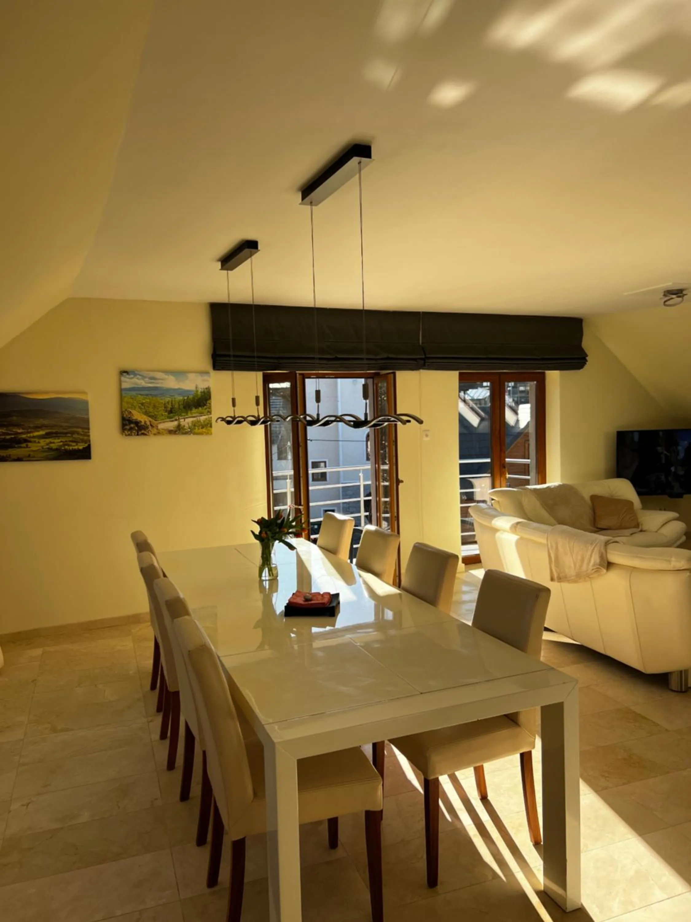 Living room in Szara Willa tuż przy wyciągu na Szrenicę