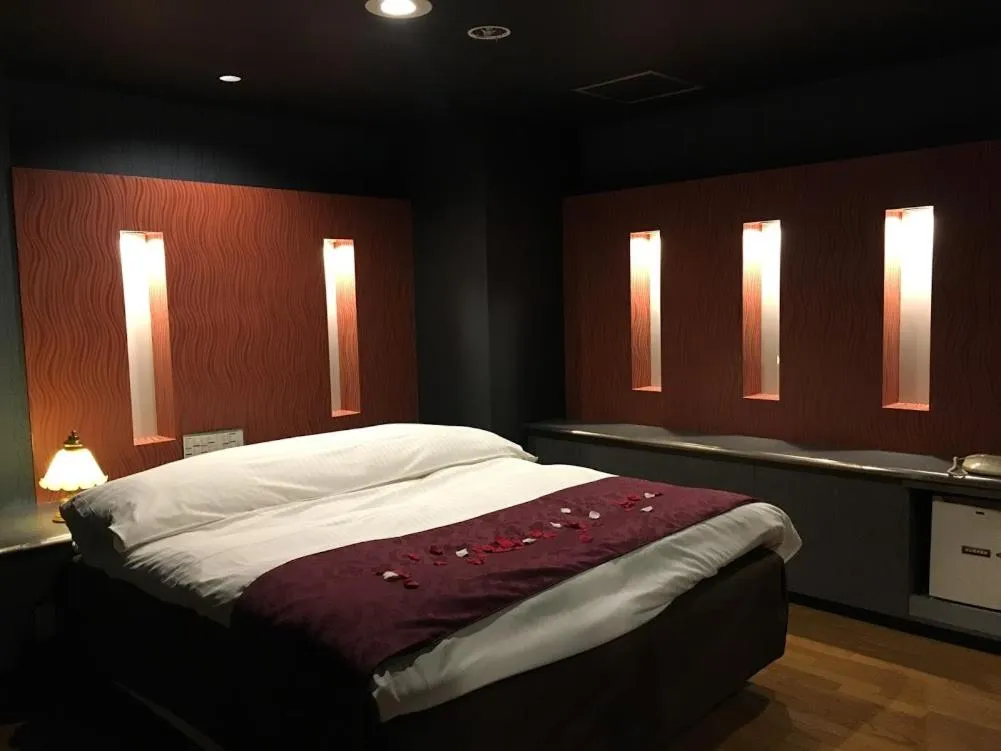 Bed in Hotel Water Gate Ichinomiya (Adult Only)