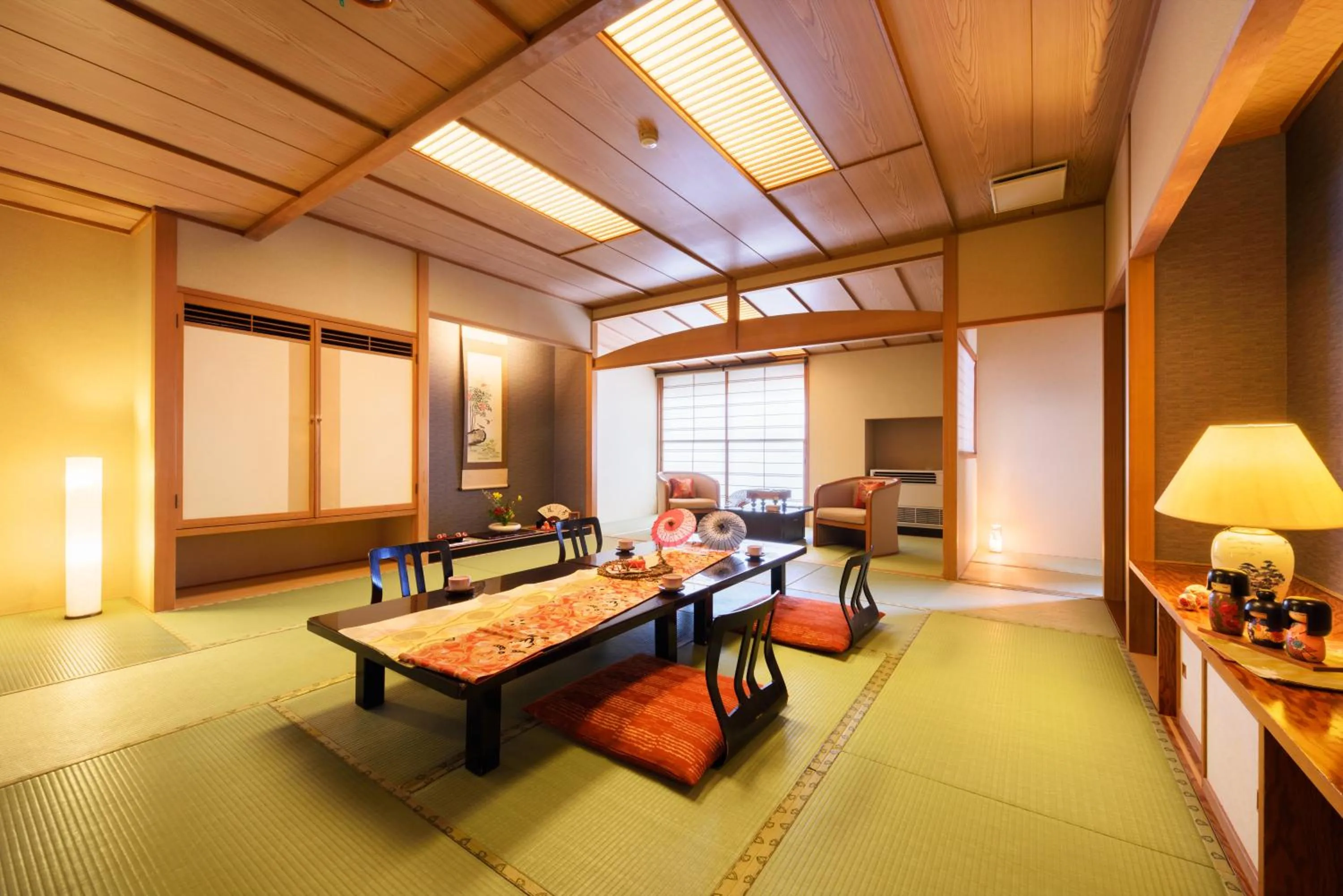 Living room in Ichiraku tendo spa & brewery