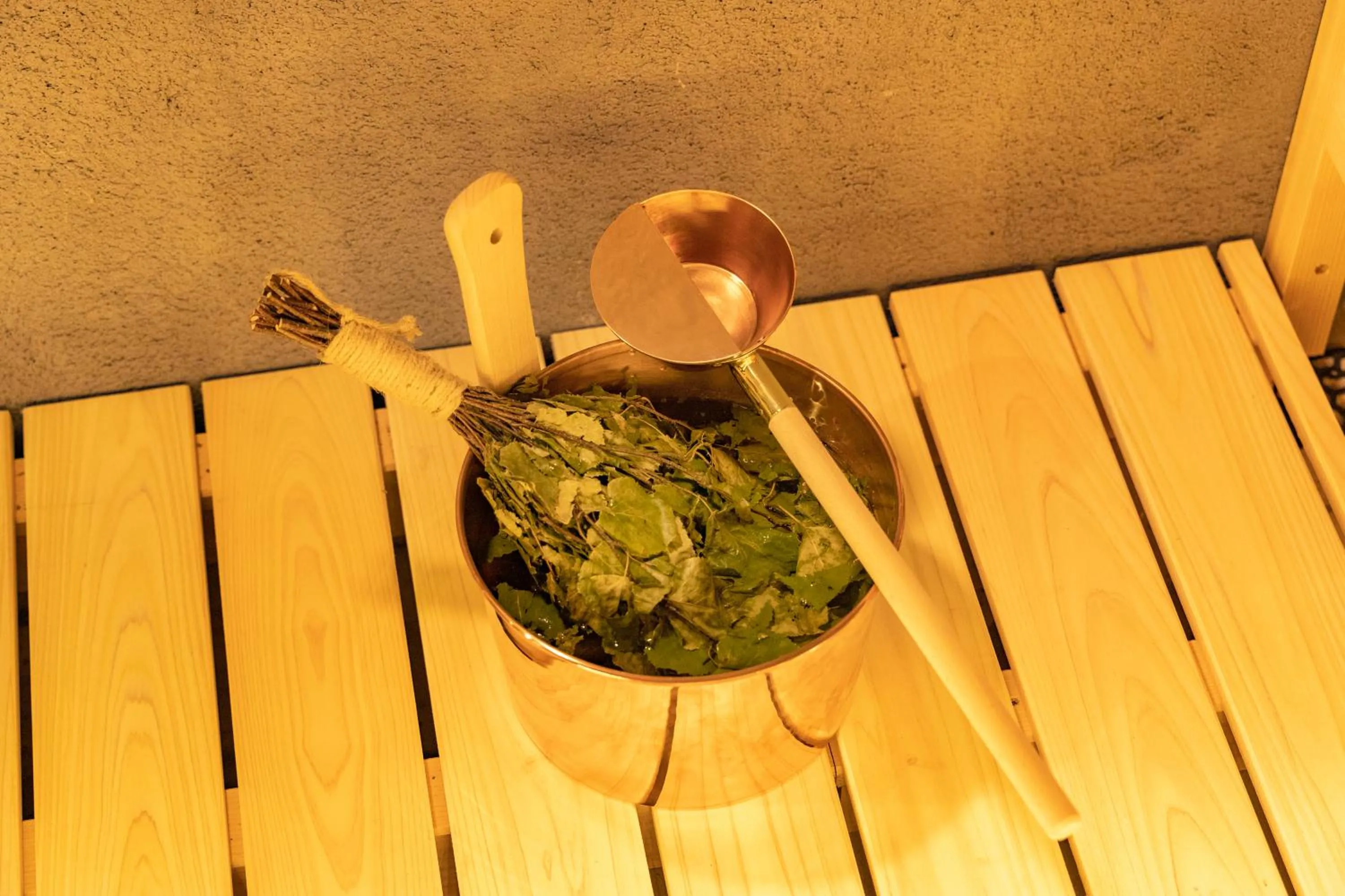 Sauna in Ichiraku tendo spa & brewery