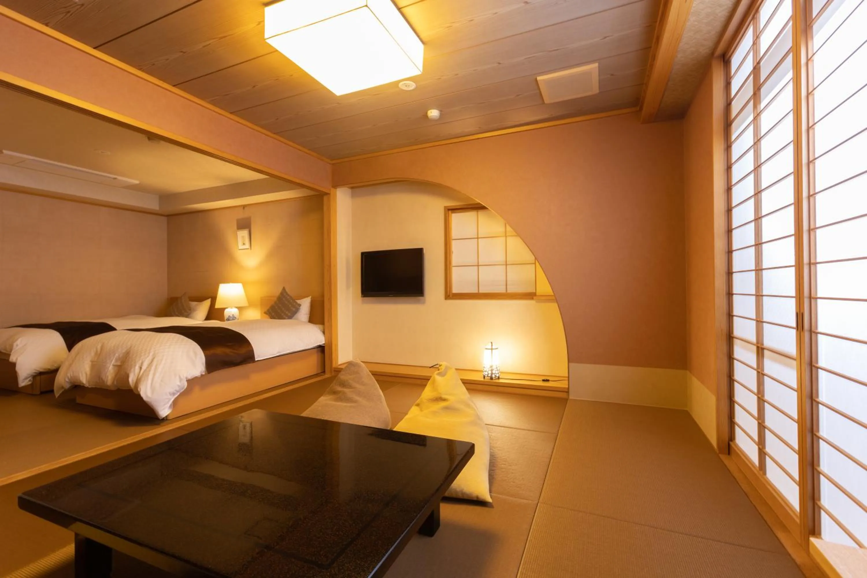 Japanese-Style Superior Room with Tatami Area in Ichiraku tendo spa & brewery