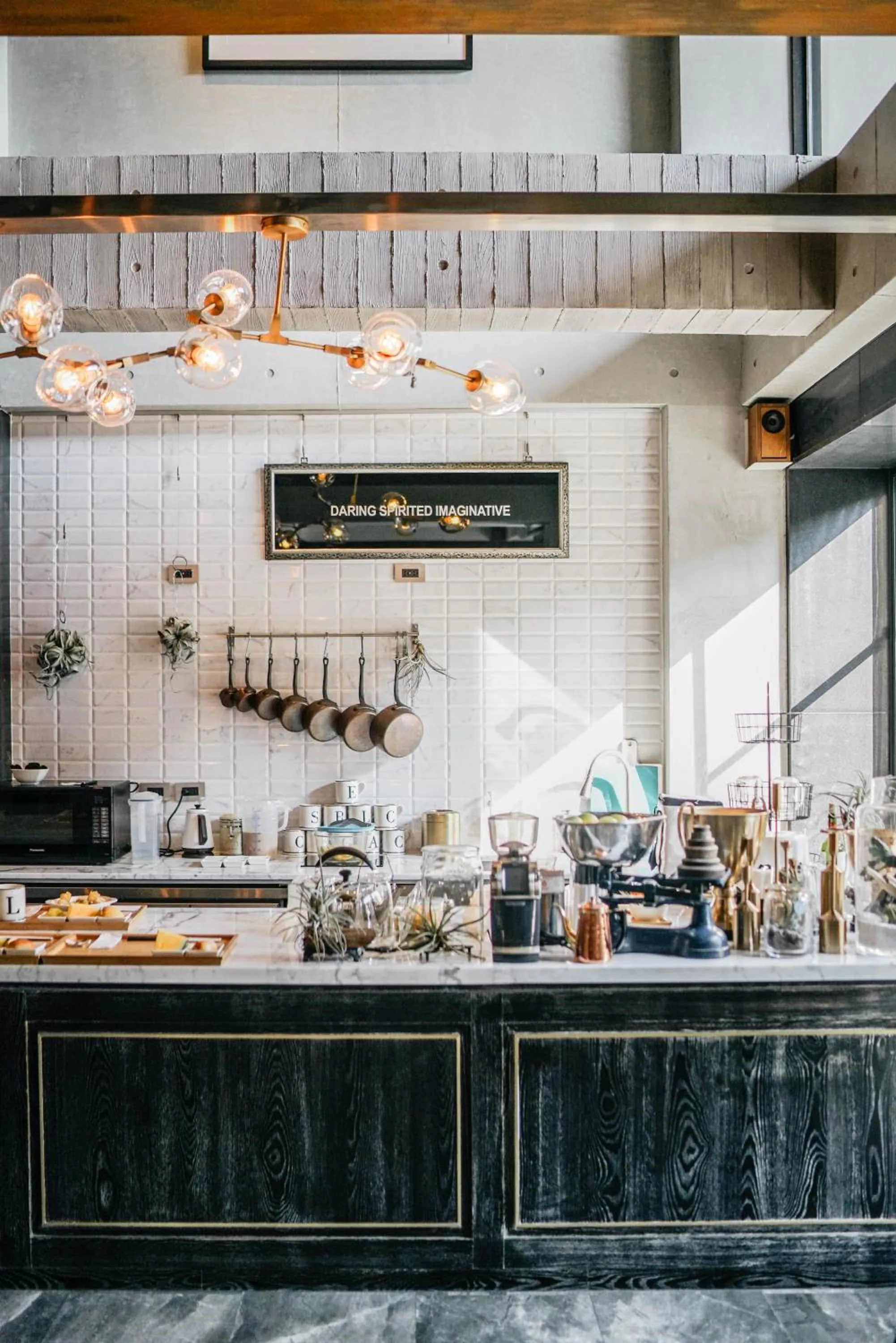 Kitchen or kitchenette in PAPO'A Hotel
