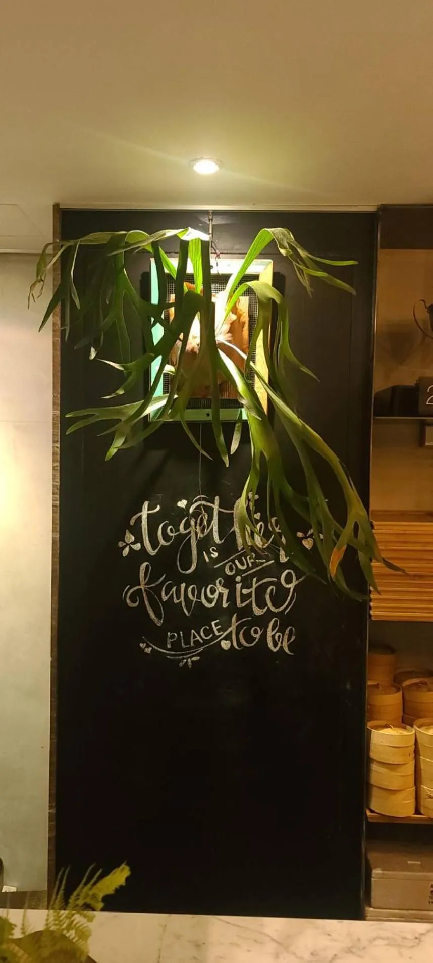 Communal kitchen in PAPO'A Hotel