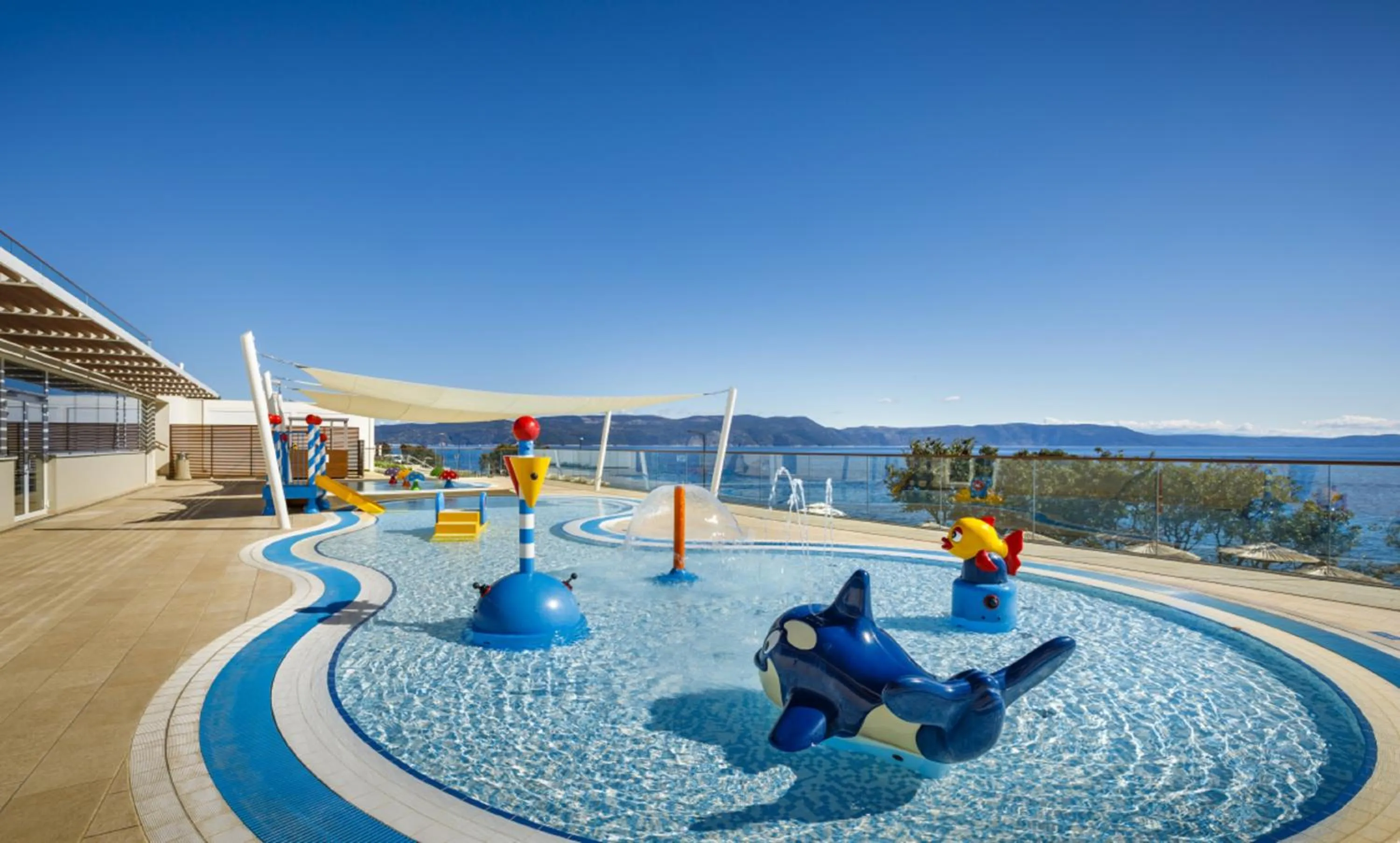 Swimming pool in Valamar Bellevue Resort