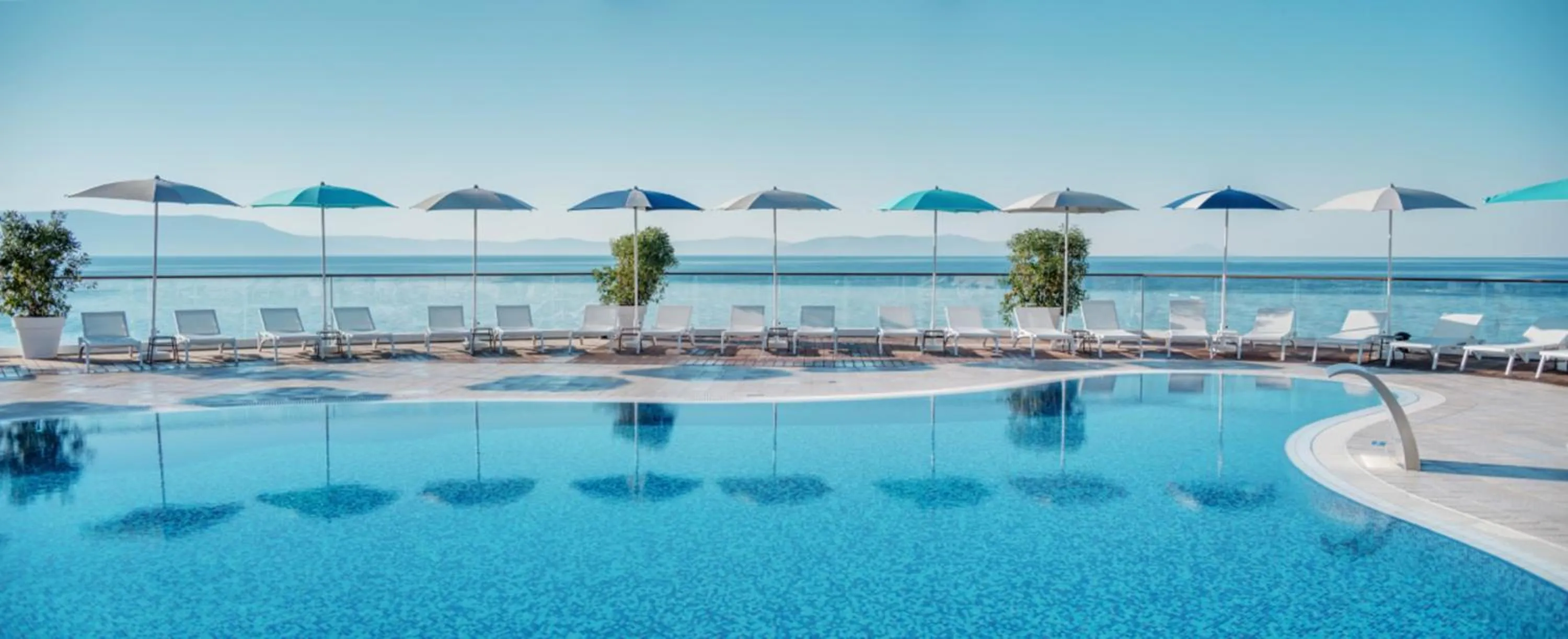 Swimming pool in Valamar Bellevue Resort