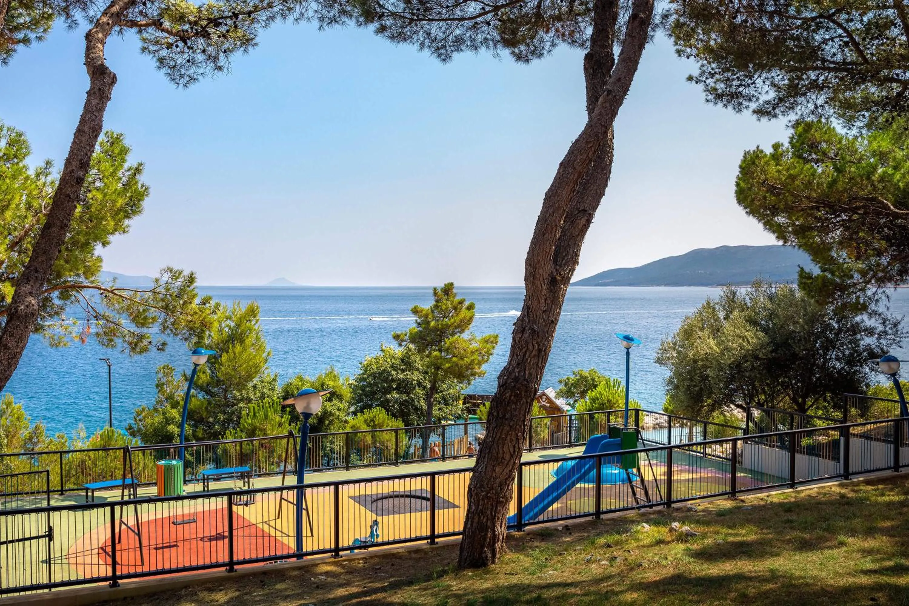 Children play ground in Valamar Bellevue Resort