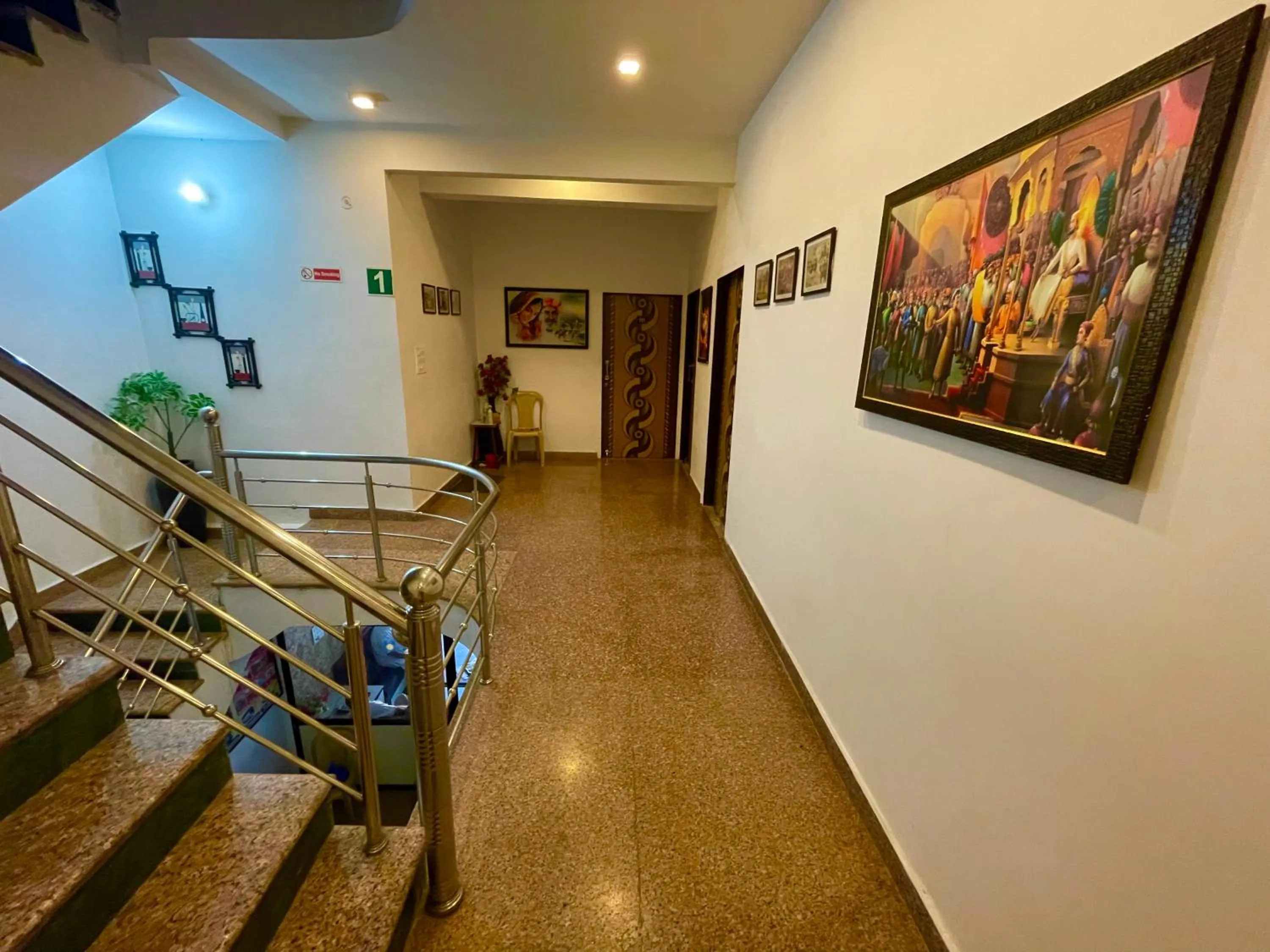 Lobby or reception in Nahargarh Palace Hotel