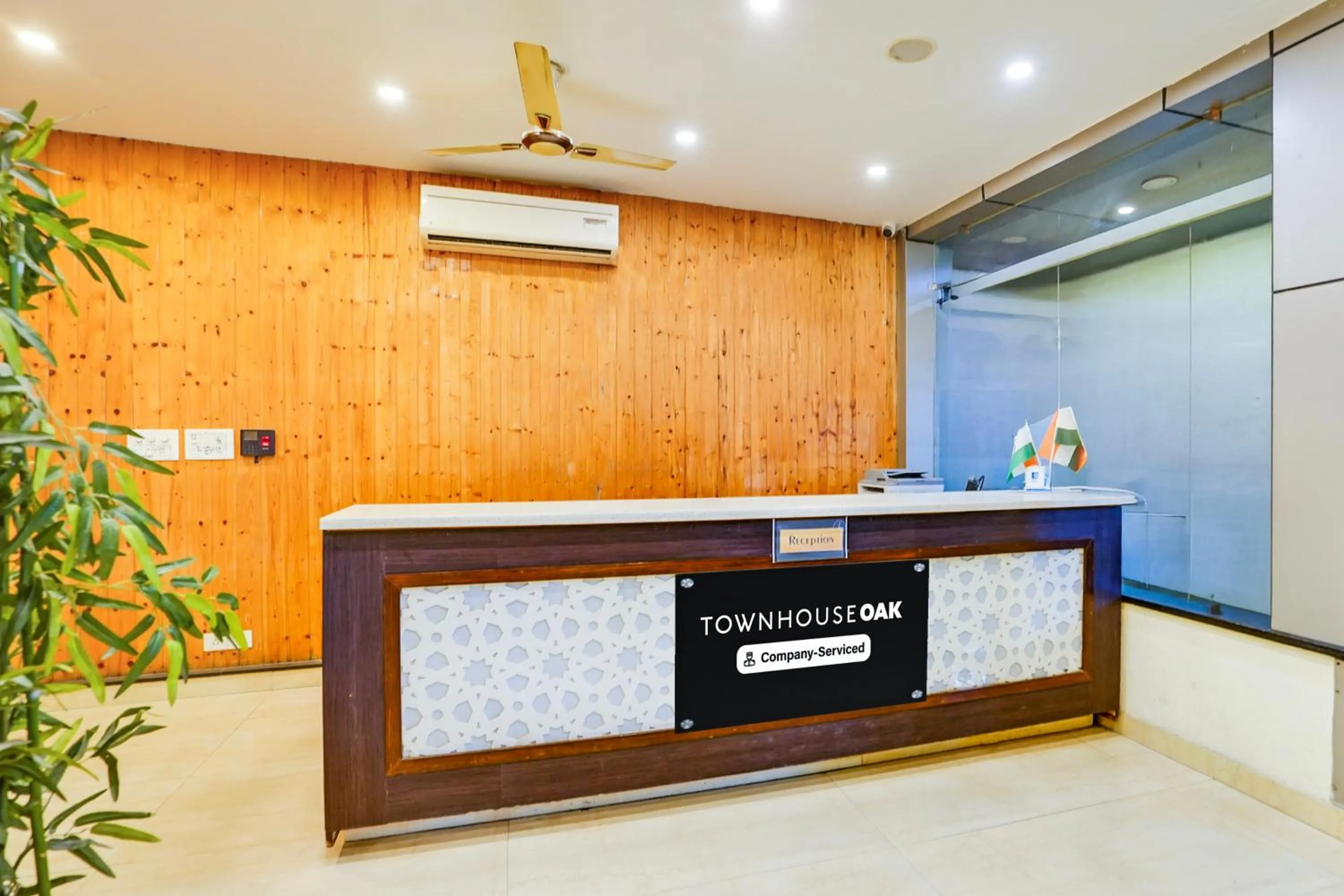 Lobby or reception in Townhouse Oak Silver City Chowk Formerly HW Residency