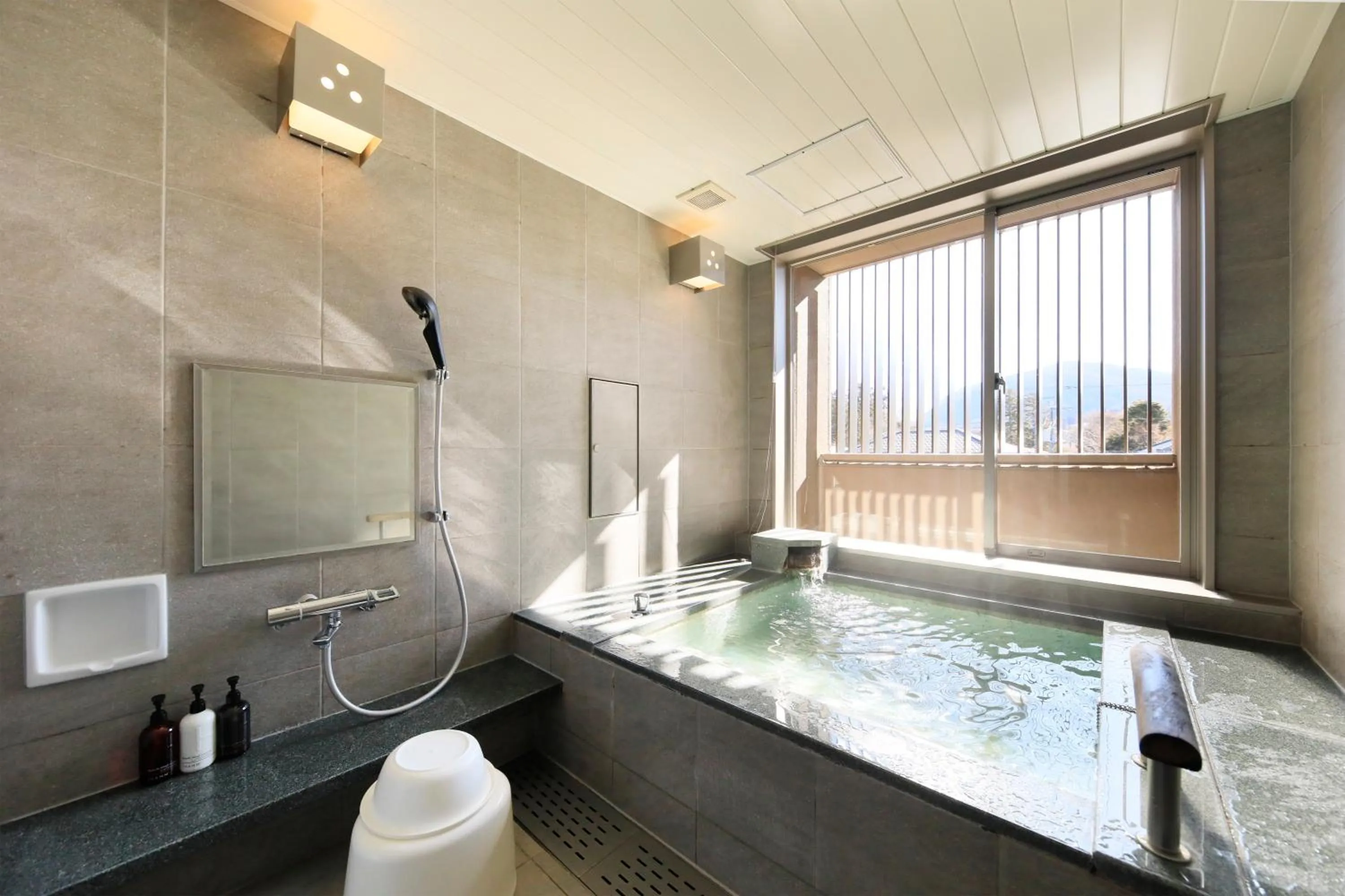 Hot Spring Bath in Hakone Hisui