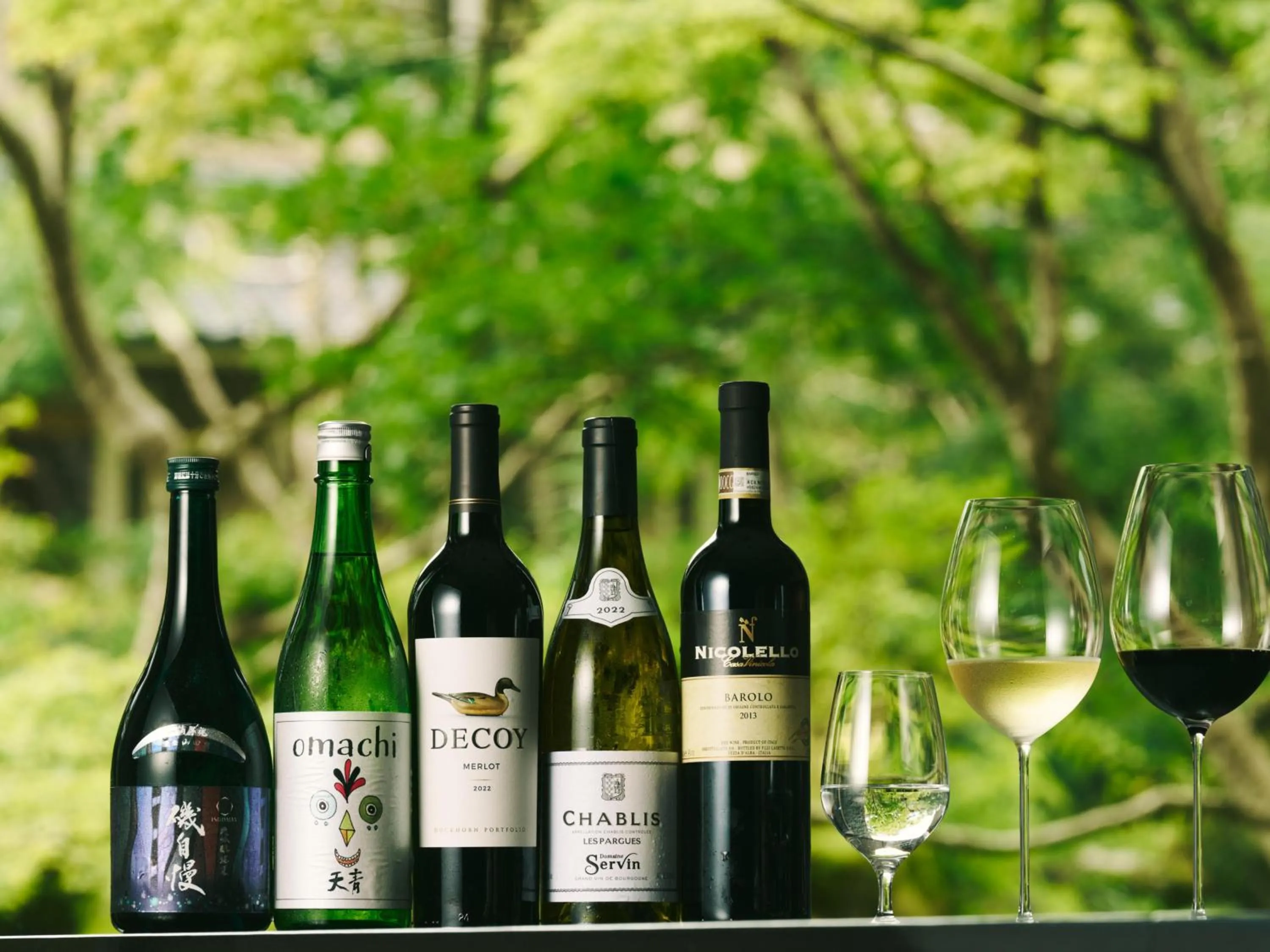 Drinks in Hakone Hisui