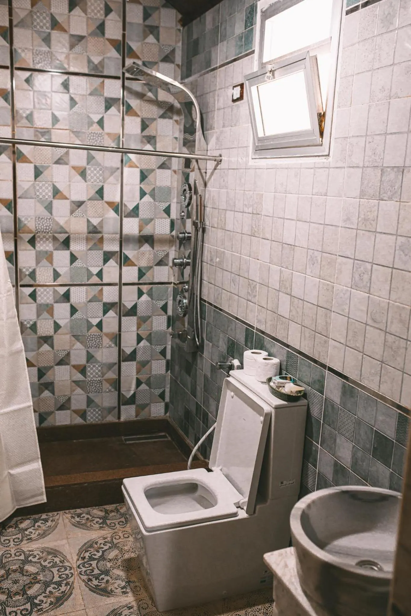 Shower in Tuya Hotel