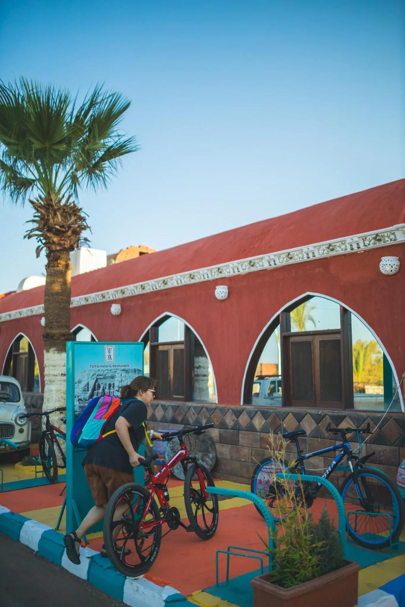 Cycling in Tuya Hotel