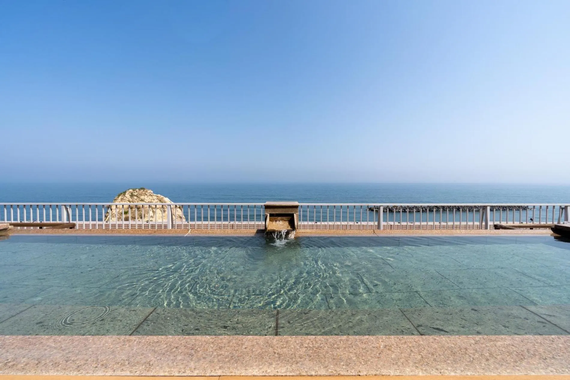 Hot Spring Bath in Isohara Seaside Hotel