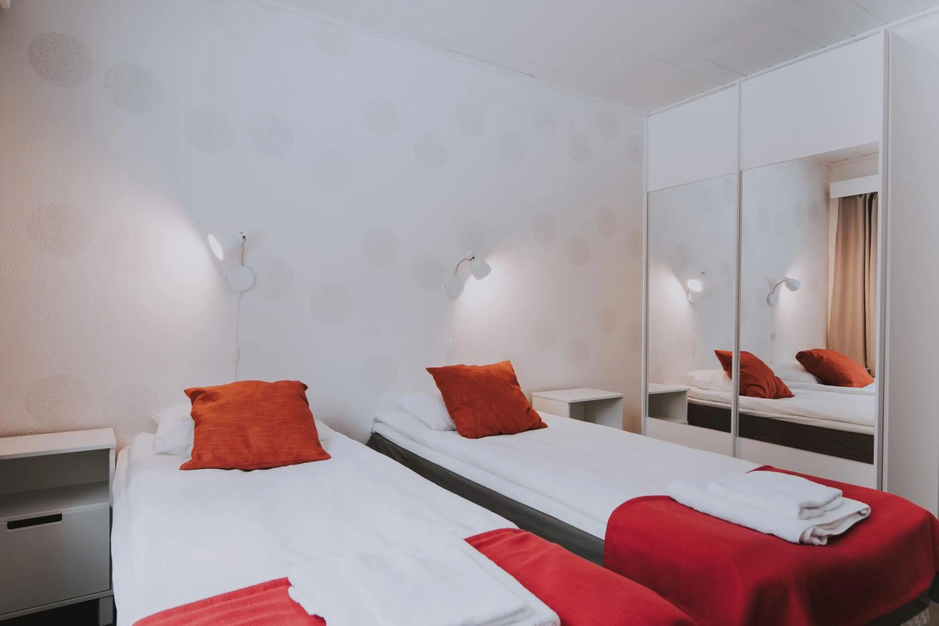 Bed in Kuerkievari KuerHotel