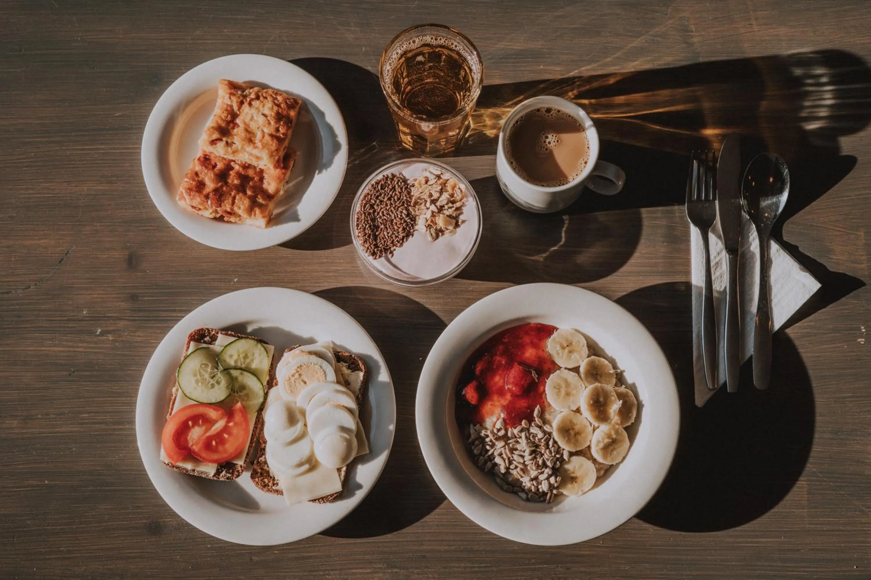 Continental breakfast in Kuerkievari KuerHotel