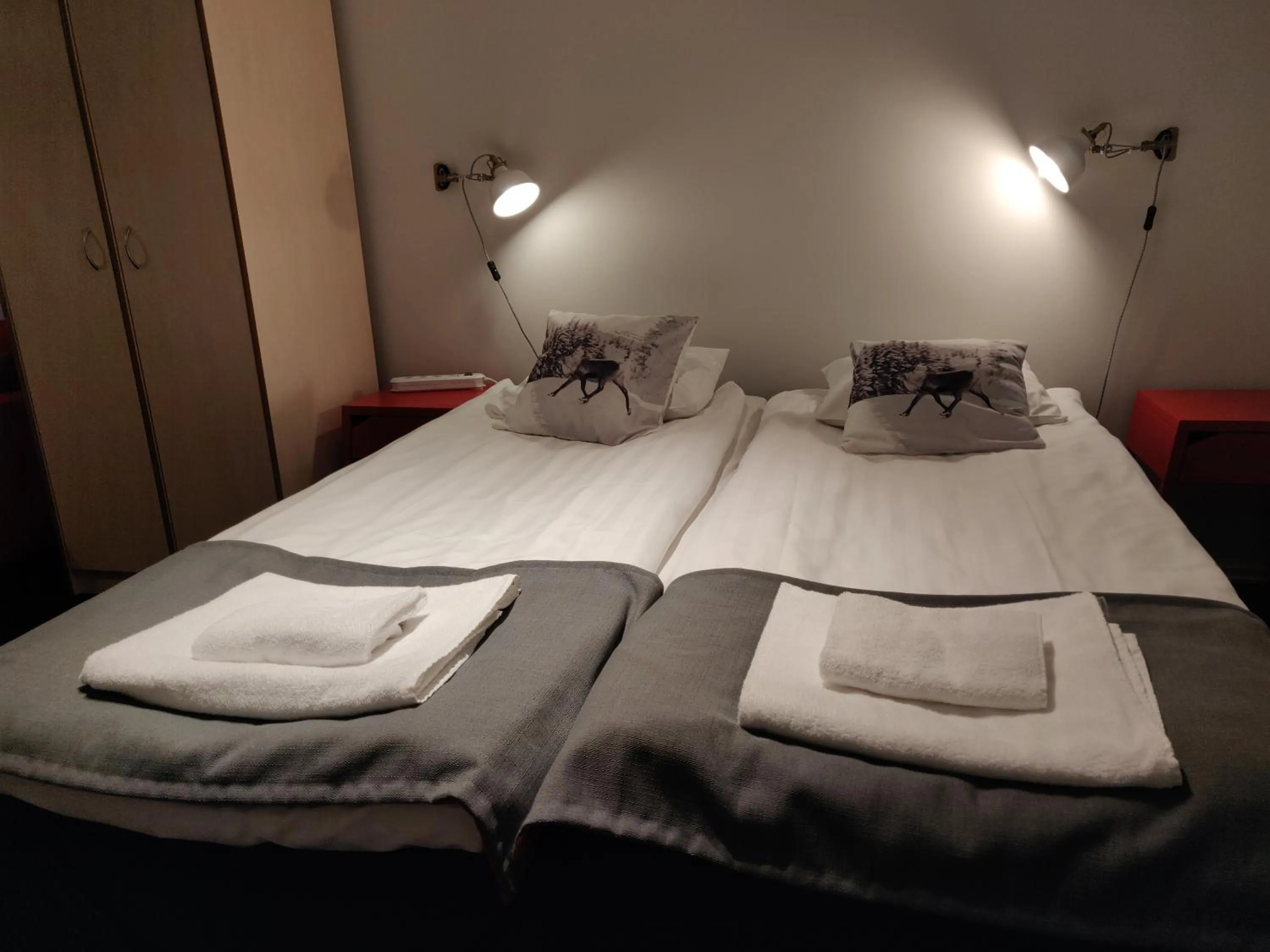 Bed in Kuerkievari KuerHotel