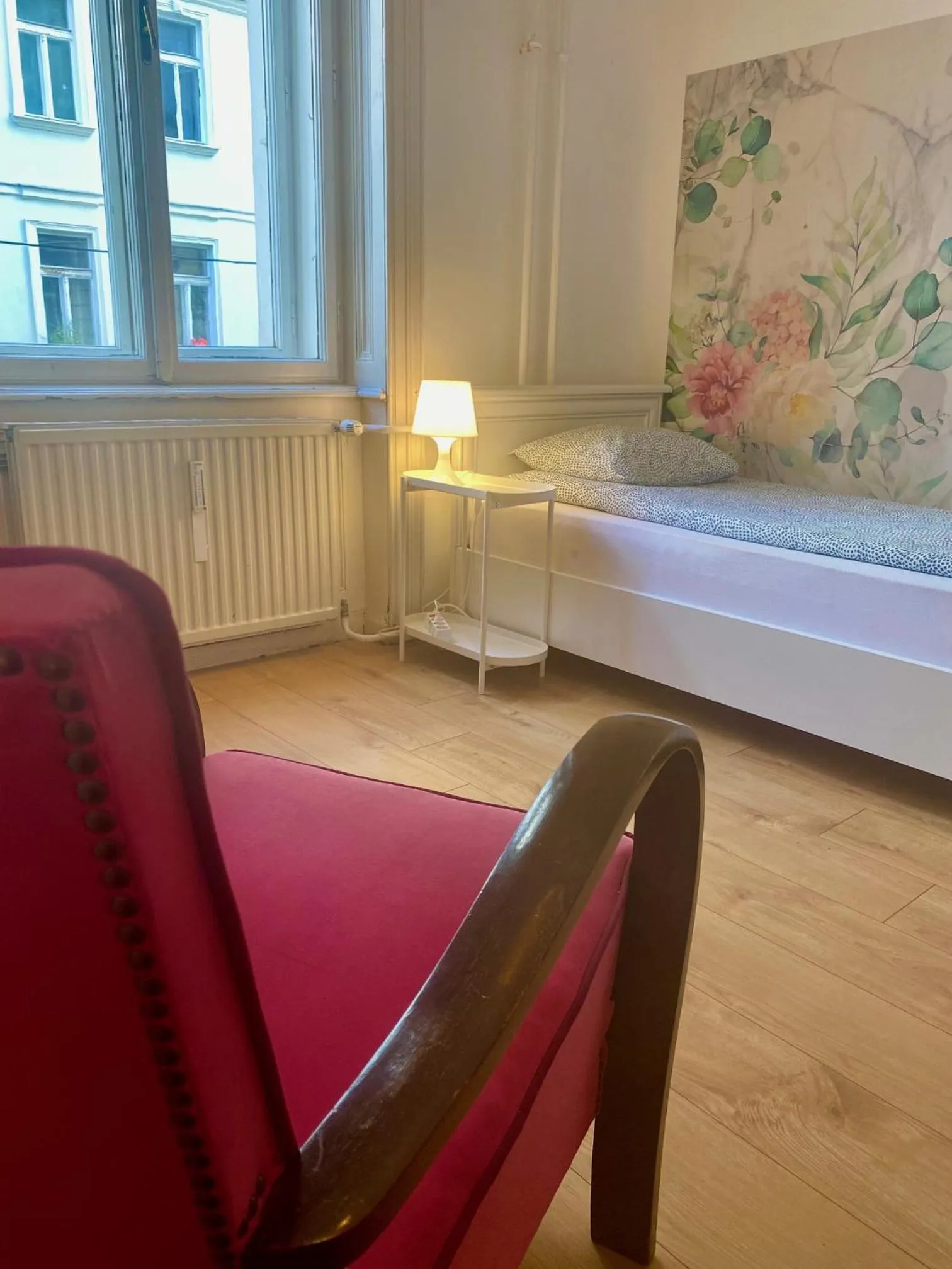 Bed in Pension Wienderland