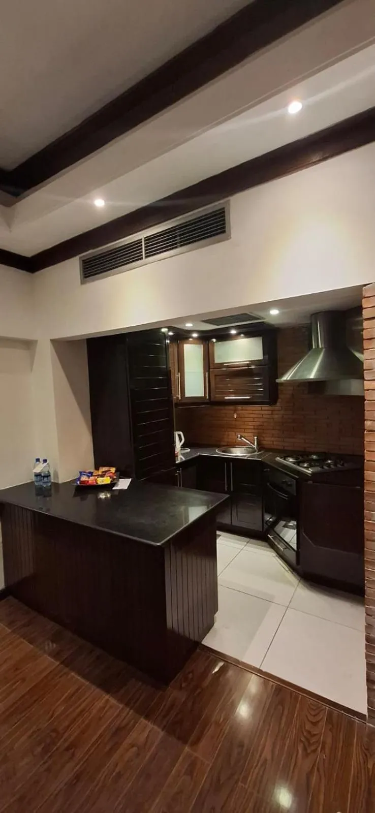 Kitchen or kitchenette in Hotel Margala